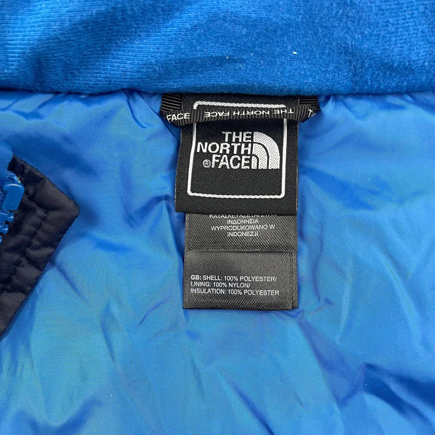 THE NORTH FACE Jacket Insulated Blue Zip Pockets Outdoor Mens M