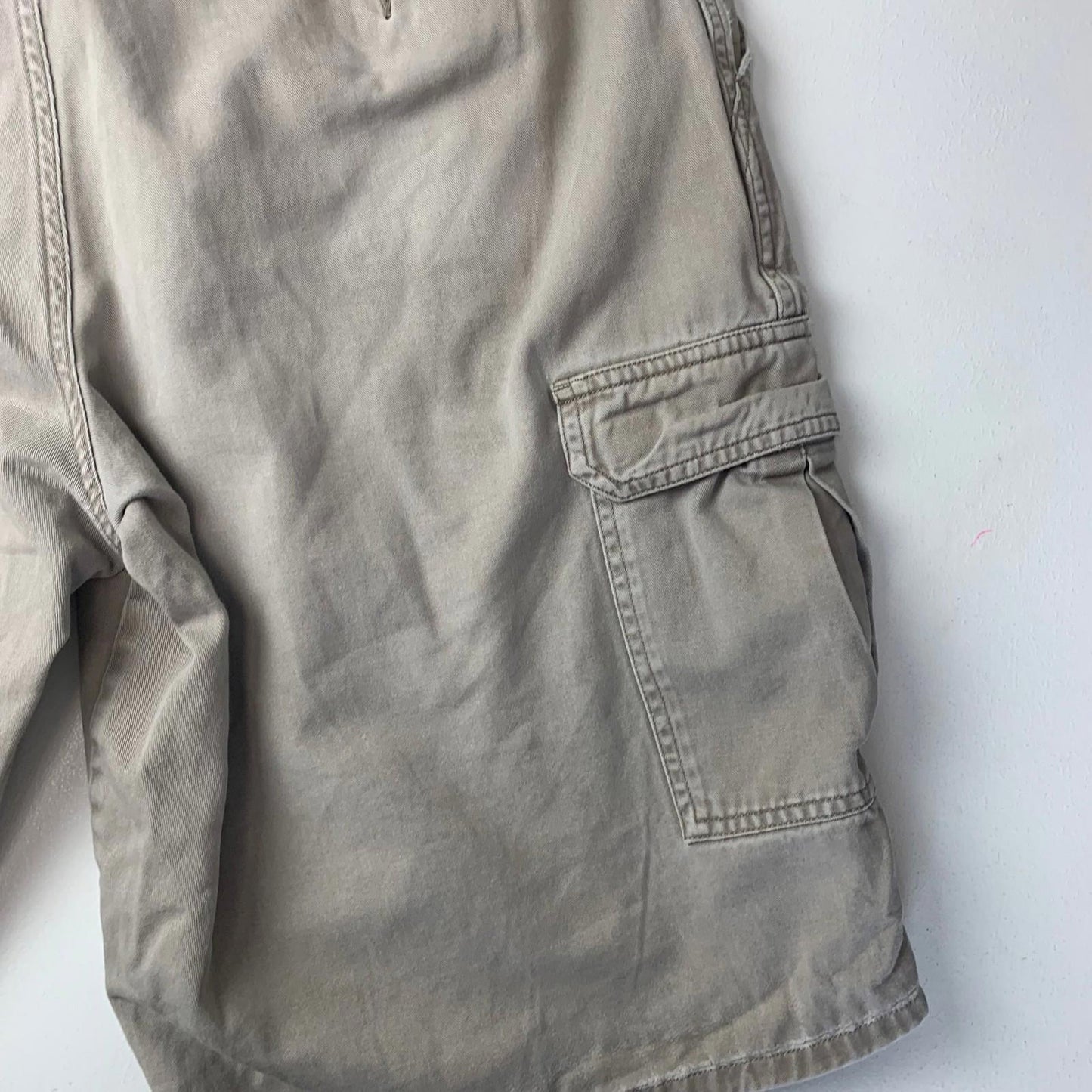 Dickies Cargo Shorts Utility Pockets Beige Casual Wear Mens W36