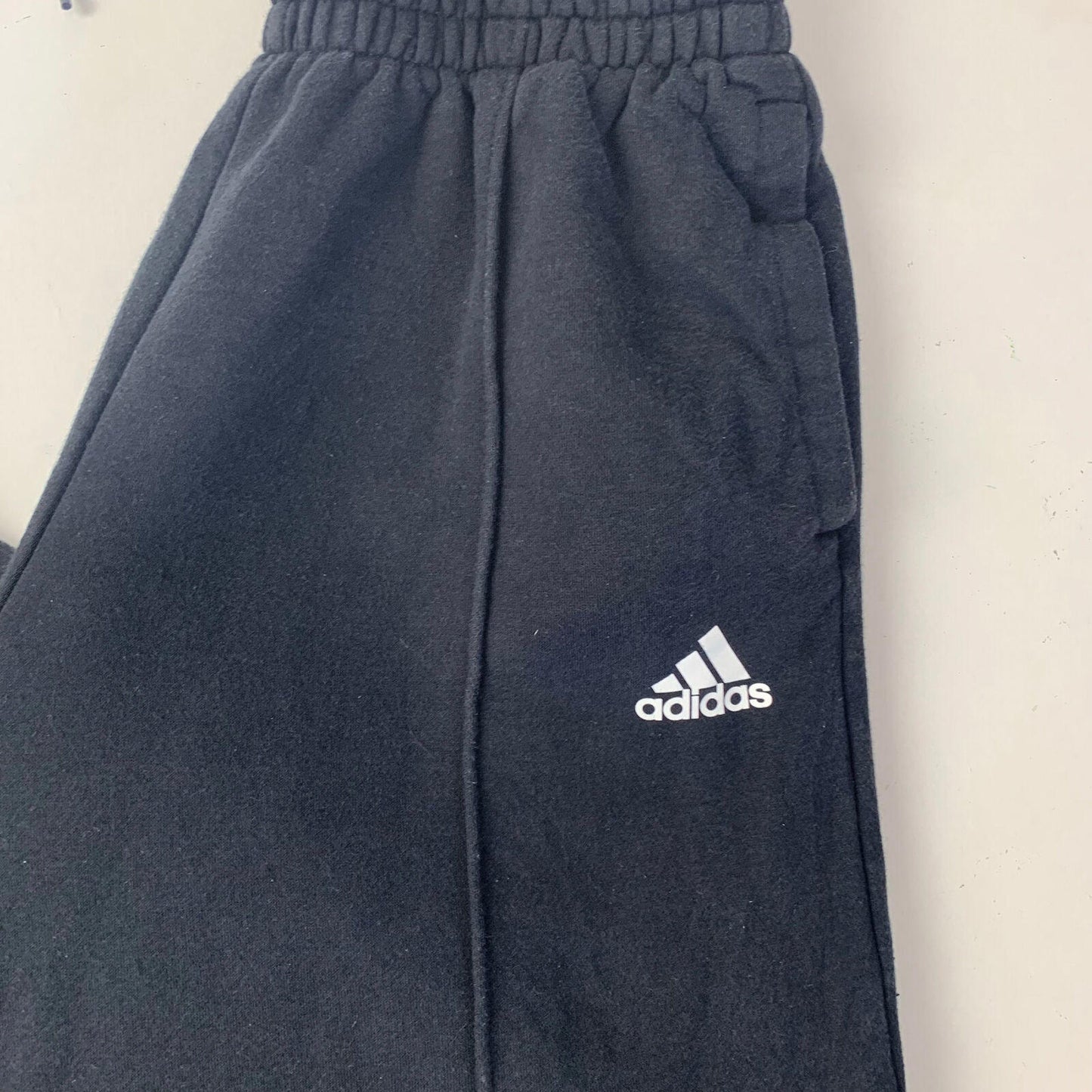 Womens ADIDAS joggers / Black / XS / Uk 4-6 / Baggy Wide Fit / Pleated
