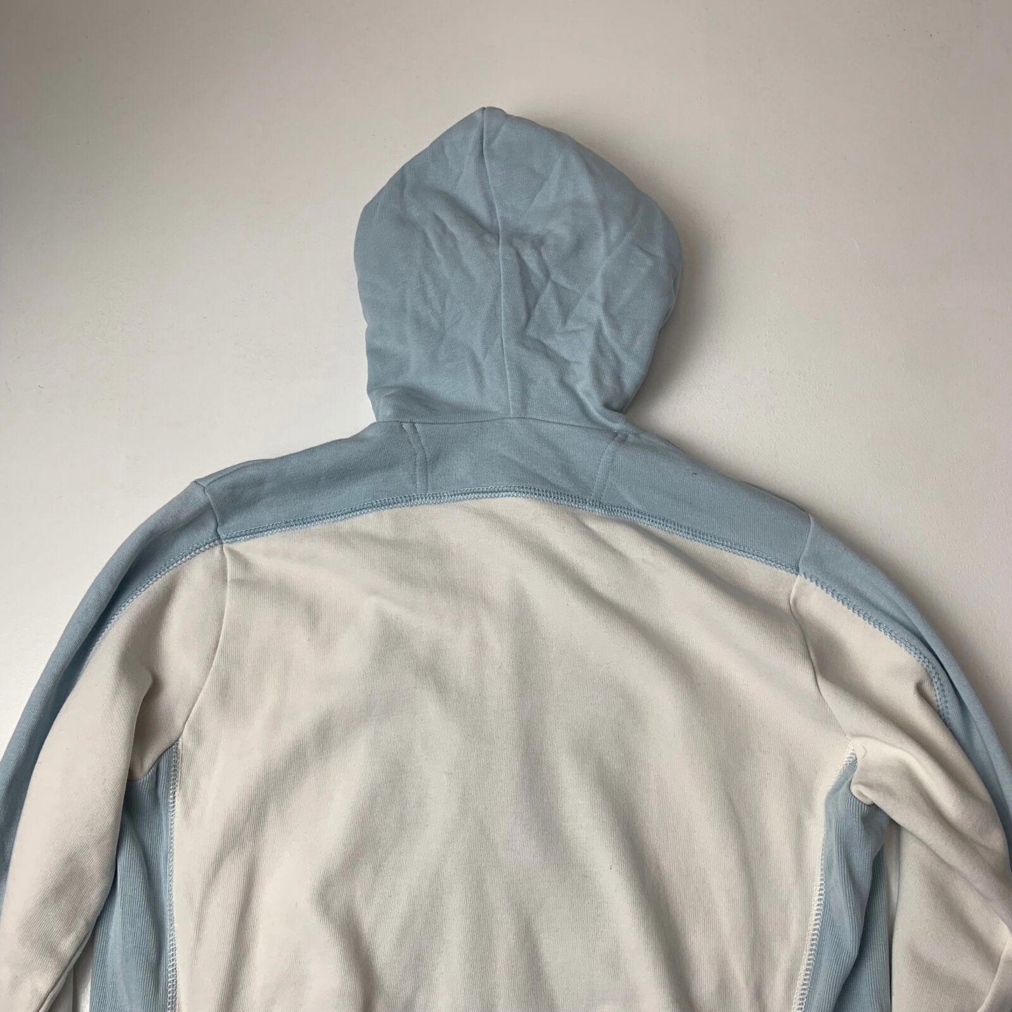Women’s Cchampion Hoodie / Small / White & Baby Blue
