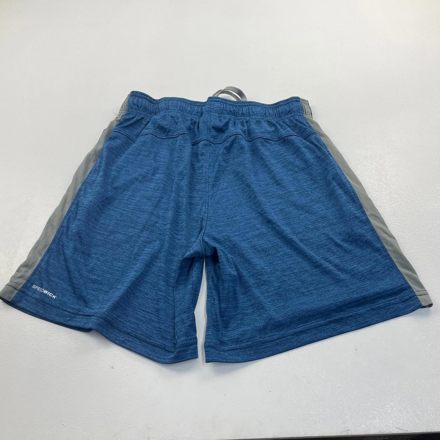 Reebok Athletic Shorts Lightweight Moisture Wicking Blue Mens Small