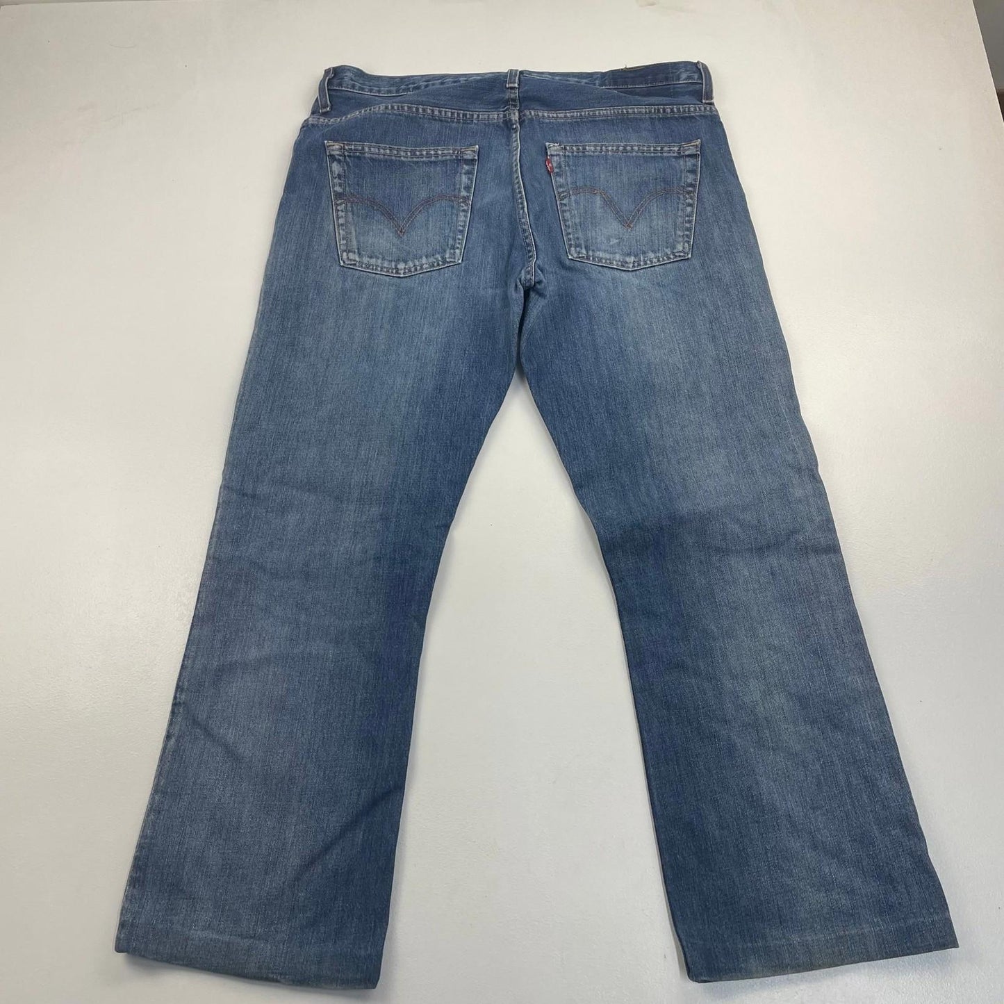 Levi's 507 Jeans Bootcut Classic Style Blue Denim Mens W36 L30