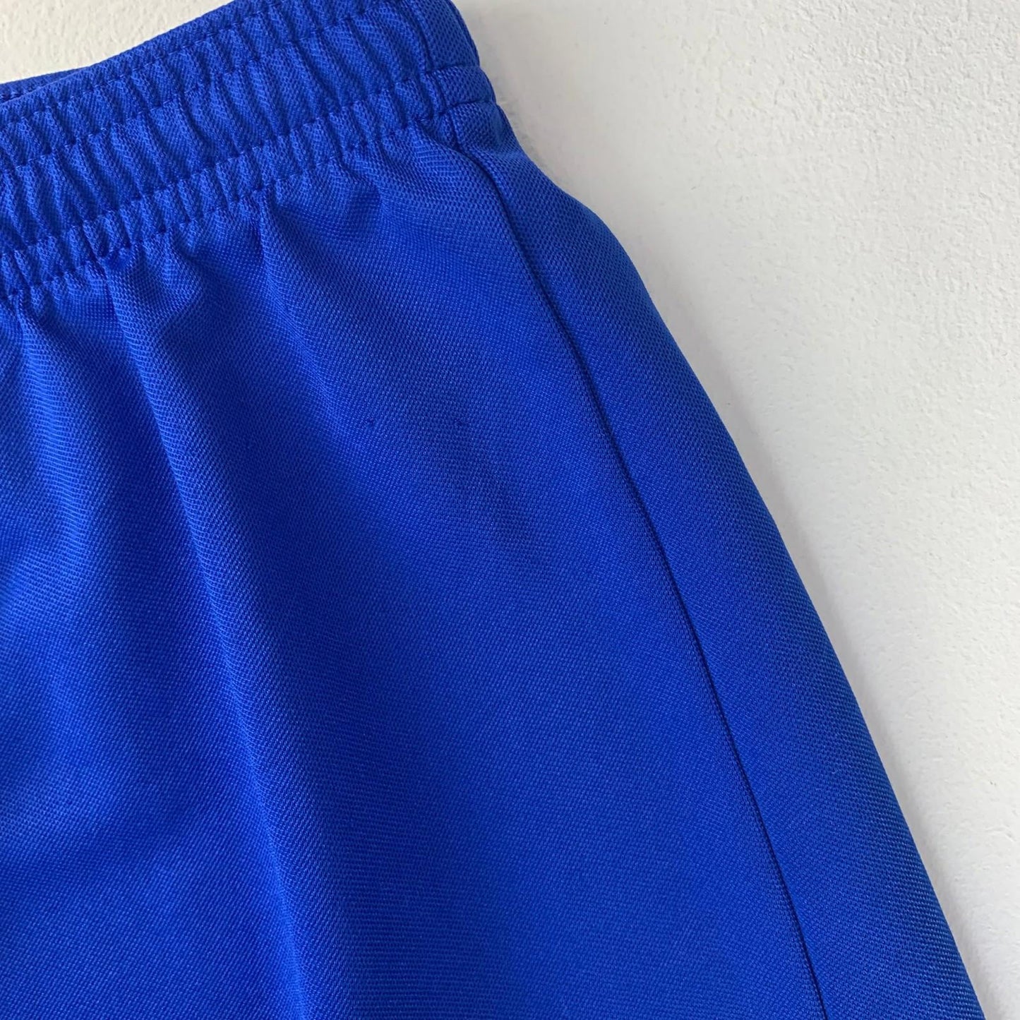 Adidas Climalite Activewear Shorts Blue Graphic Logo Women M