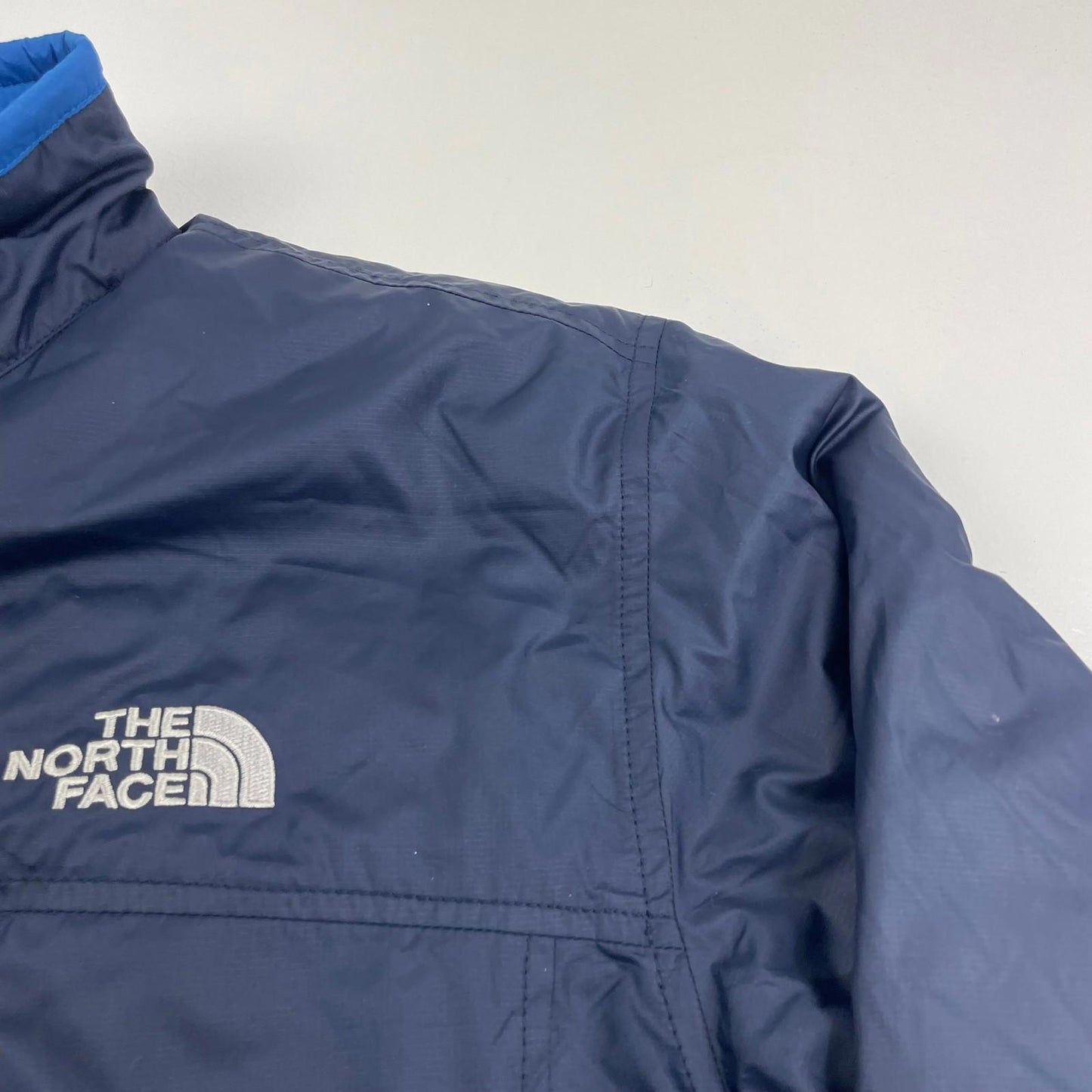 THE NORTH FACE Jacket Insulated Blue Zip Pockets Outdoor Mens M