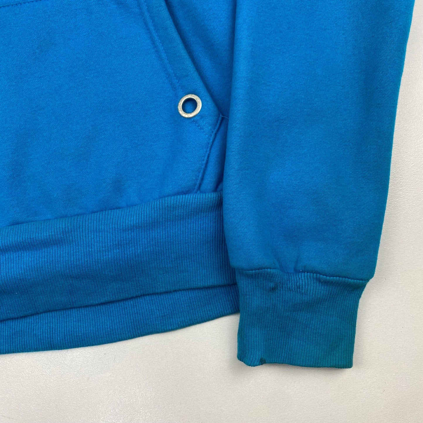 Diesel Women’s Blue Hoodie , Size Medium , Spellout