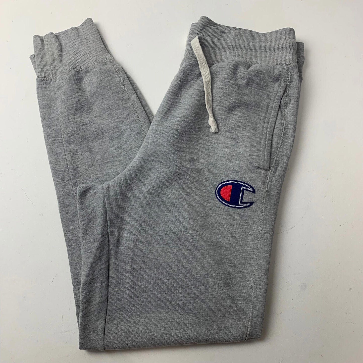 Womens CHAMPION Light Grey Jogging Bottoms / Small / Regular Fit Joggers