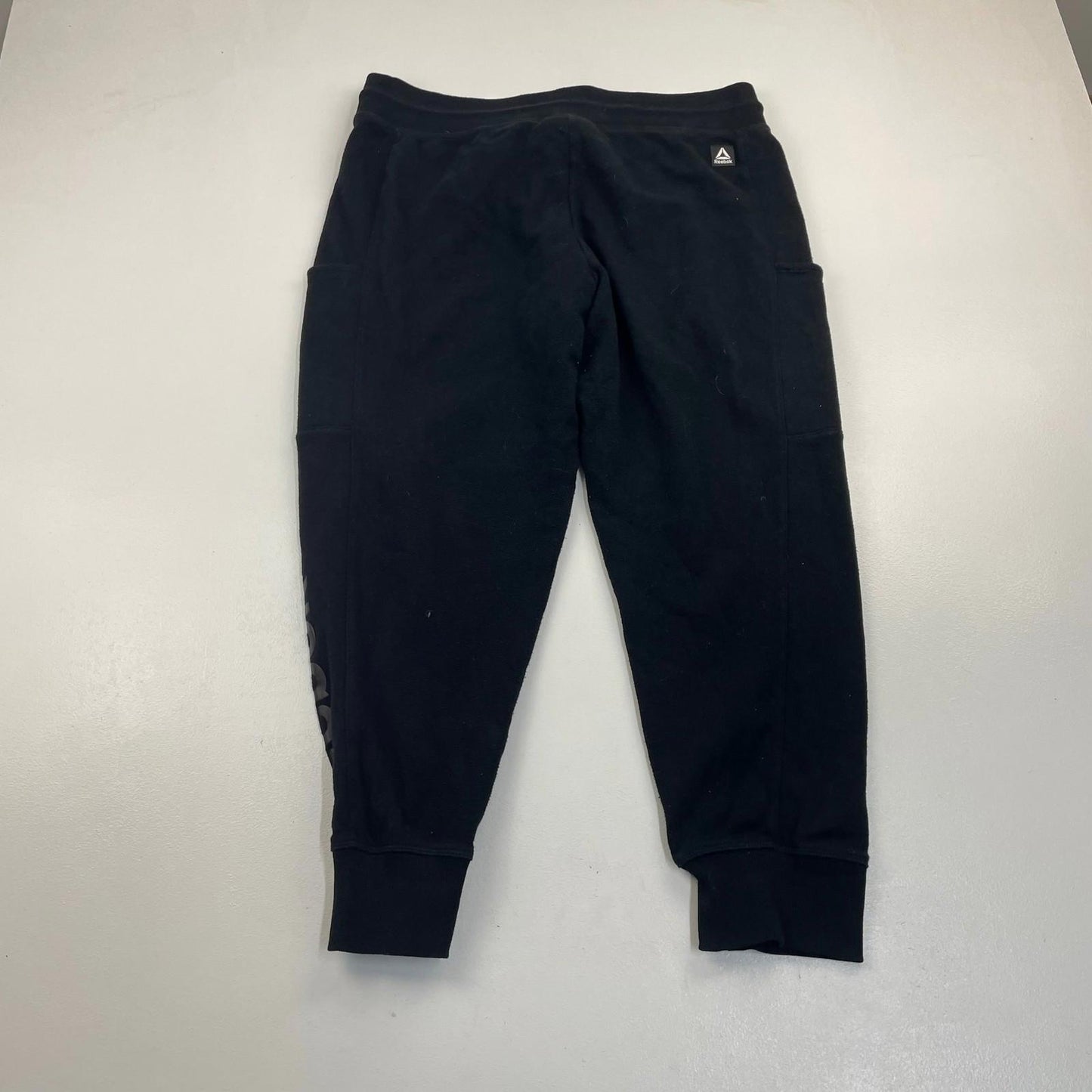 Reebok Jogger Sweatpants Drawstring Black Women's XL
