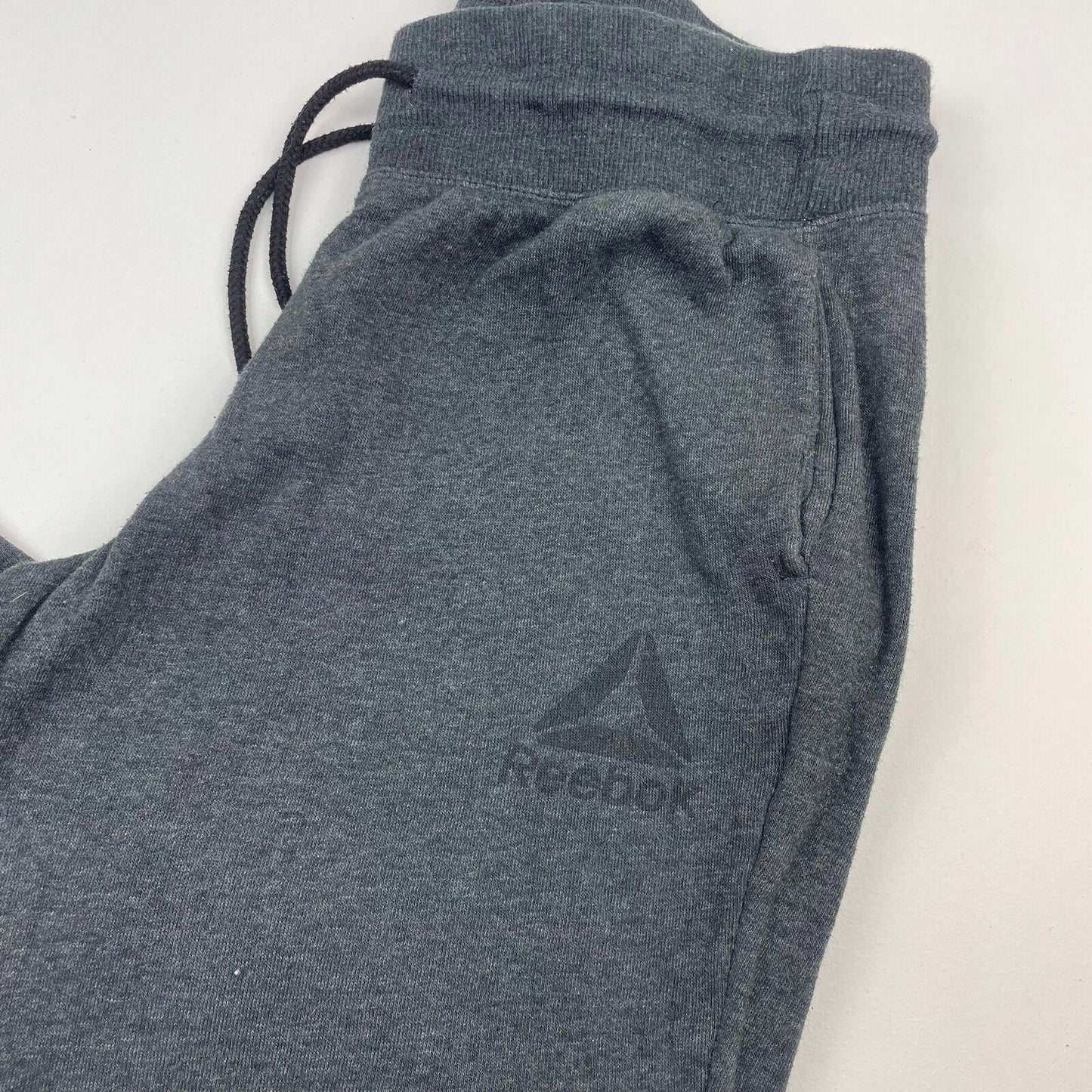 Women’s REEBOK Cropped Grey Joggers , Size M