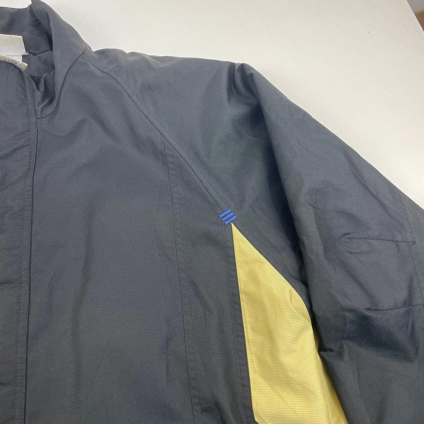 Adidas Equipment 90's Vintage Jacket Outdoor Black Yellow Mens XL