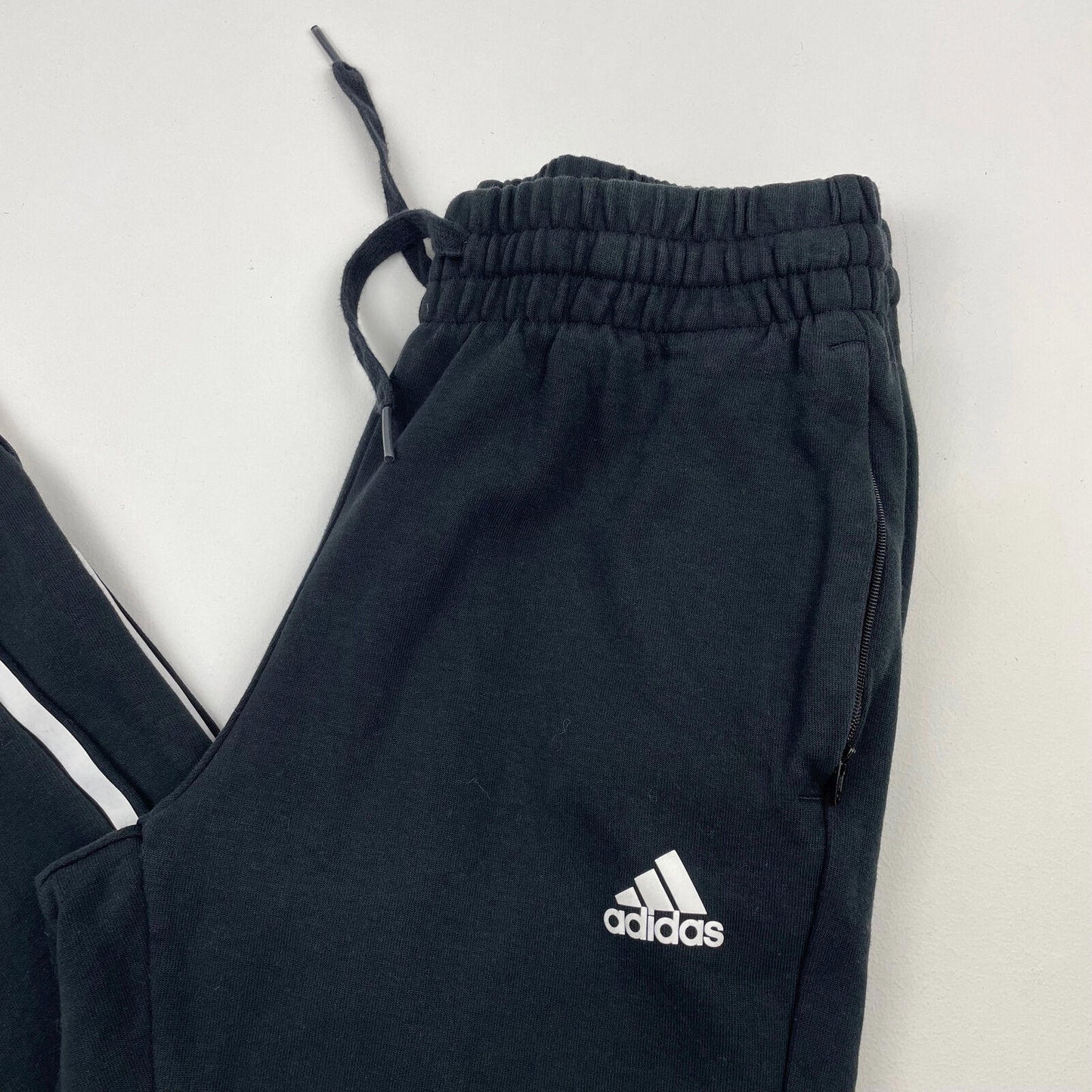 Mens ADIDAS Black Joggers , Sweatpants , Size Small
