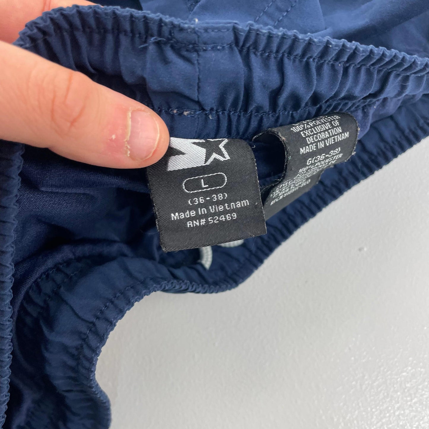 Men’s STARTER Blue Athletic Sport Shorts , Size W40
