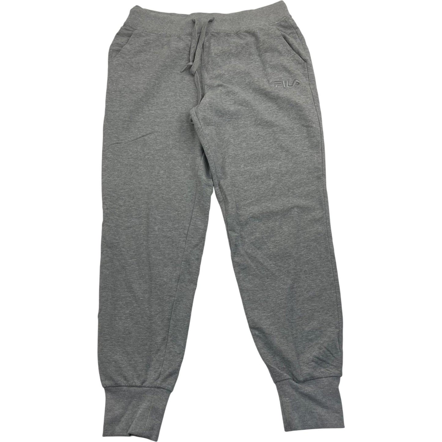 FILA Activewear Jogger Sweatpants Drawstring Grey Women UK M