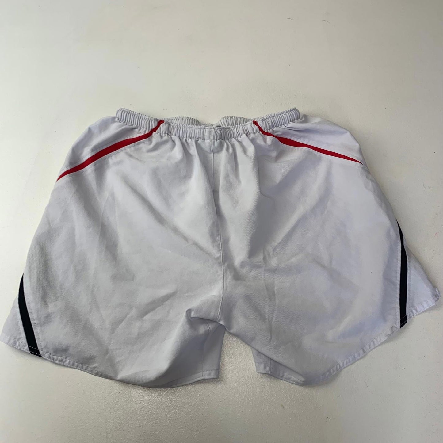 Reebok Liverpool FC Athletic Shorts White Drawstring Logo Mens M
