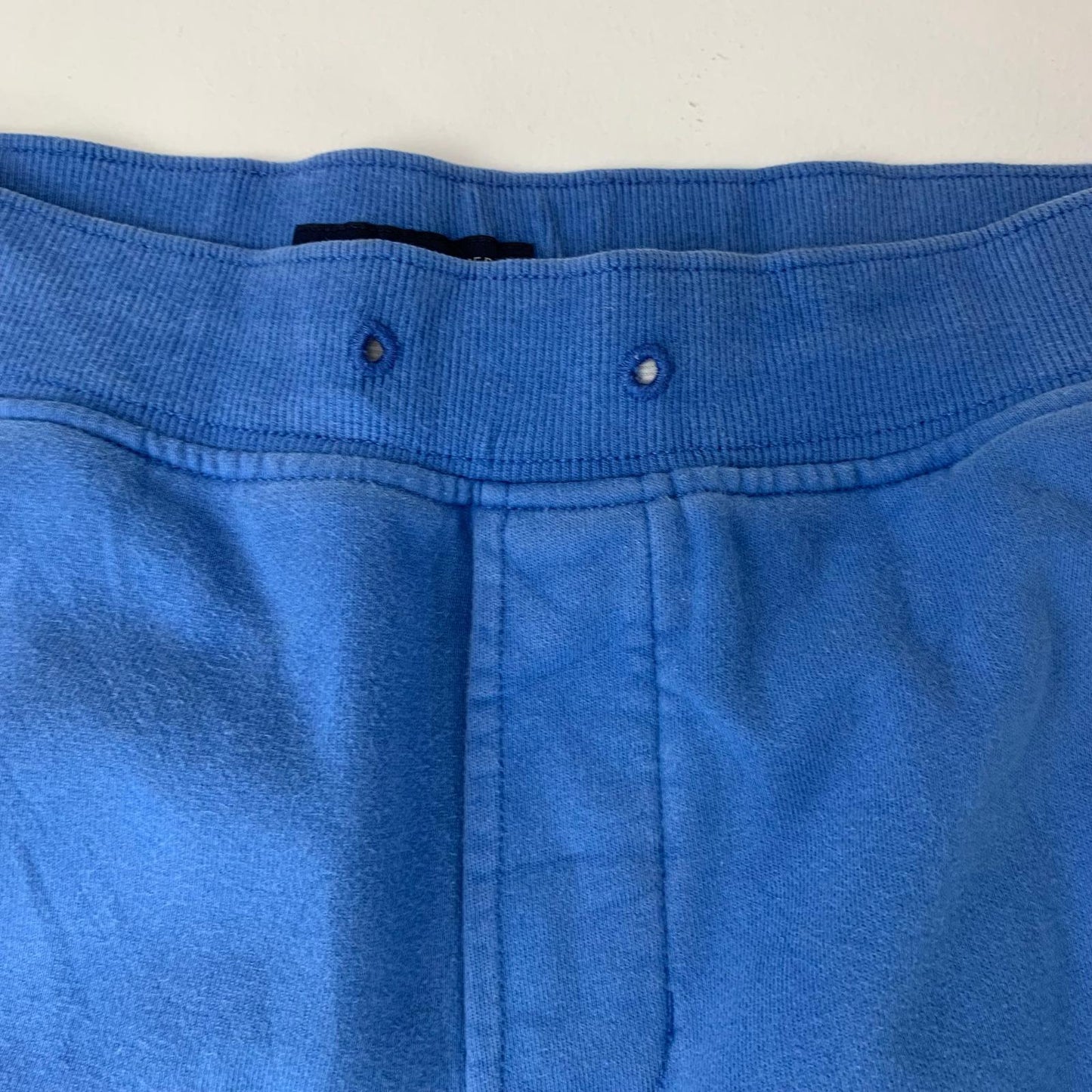 Tommy Hilfiger Jogger Sweatpants Logo Print Blue Womens Medium