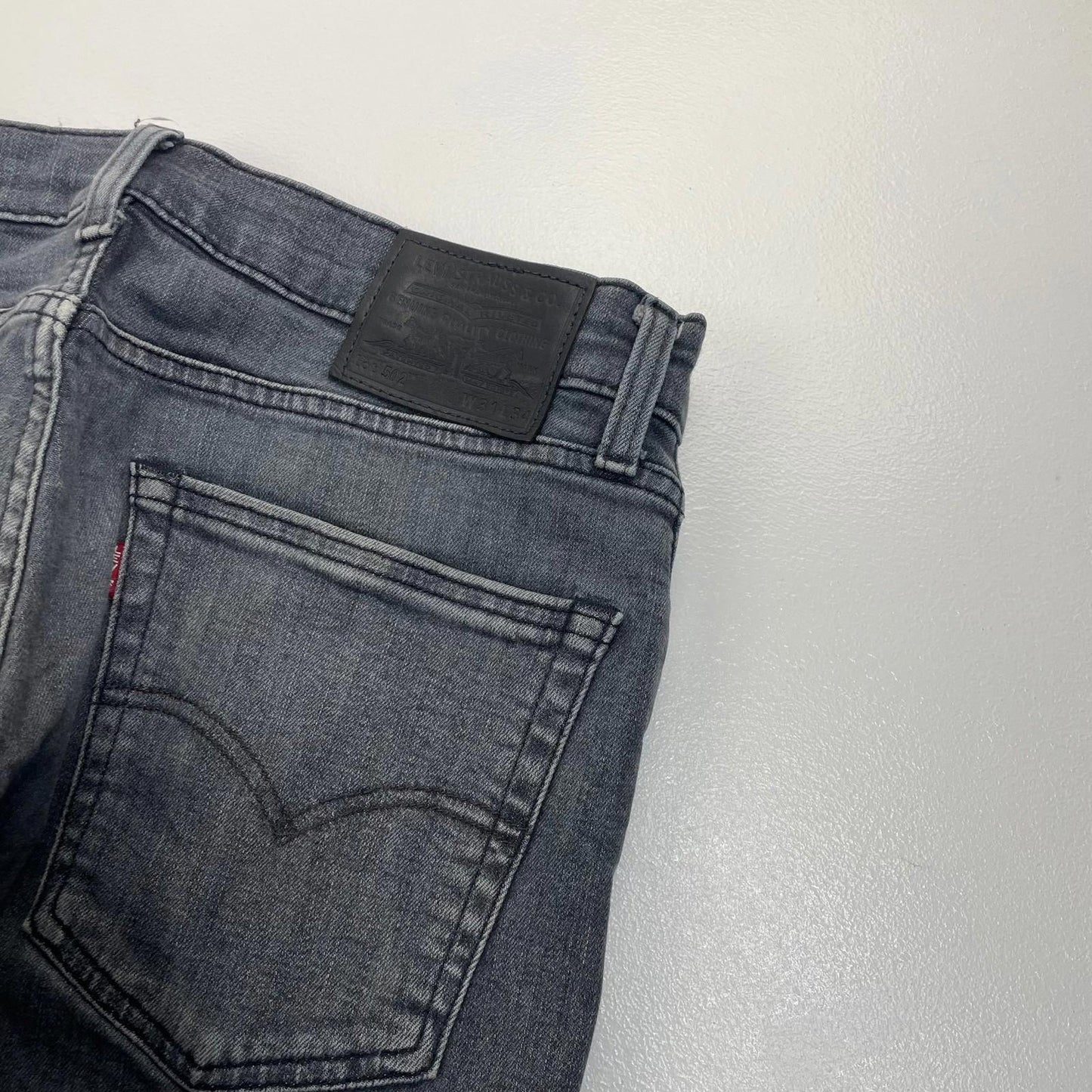 Levi's Straight Leg Jeans Vintage Wash Blue Denim Mens W31 L34