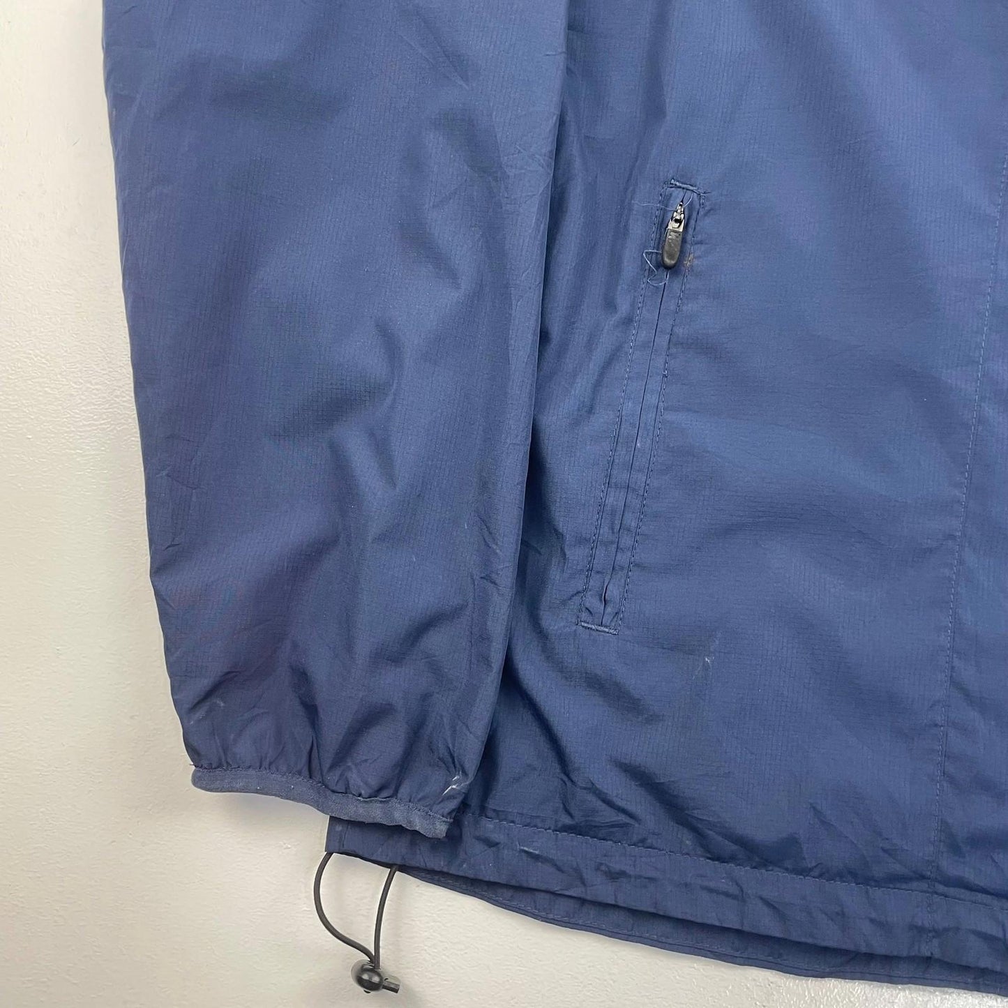 Starter Track Jacket Perforated Windbreaker Blue Mens Size M
