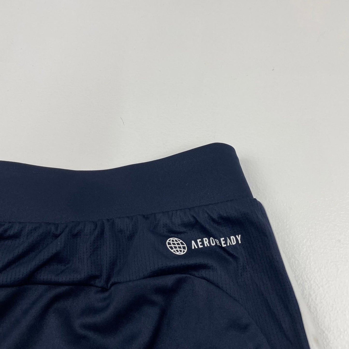 ADIDAS AEROREADY Activewear Shorts Sport Stripes Black Mens Small