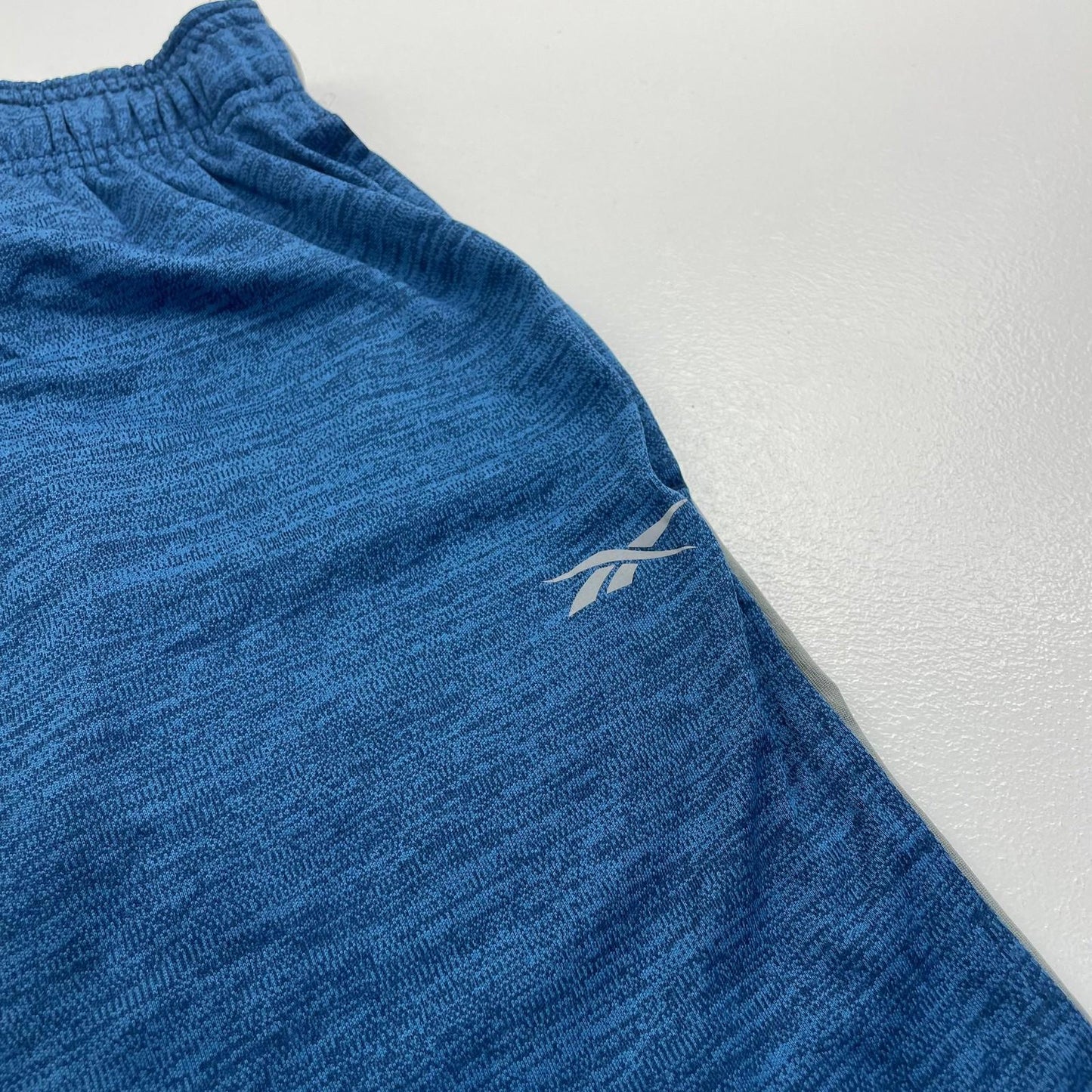 Reebok Athletic Shorts Lightweight Moisture Wicking Blue Mens Small
