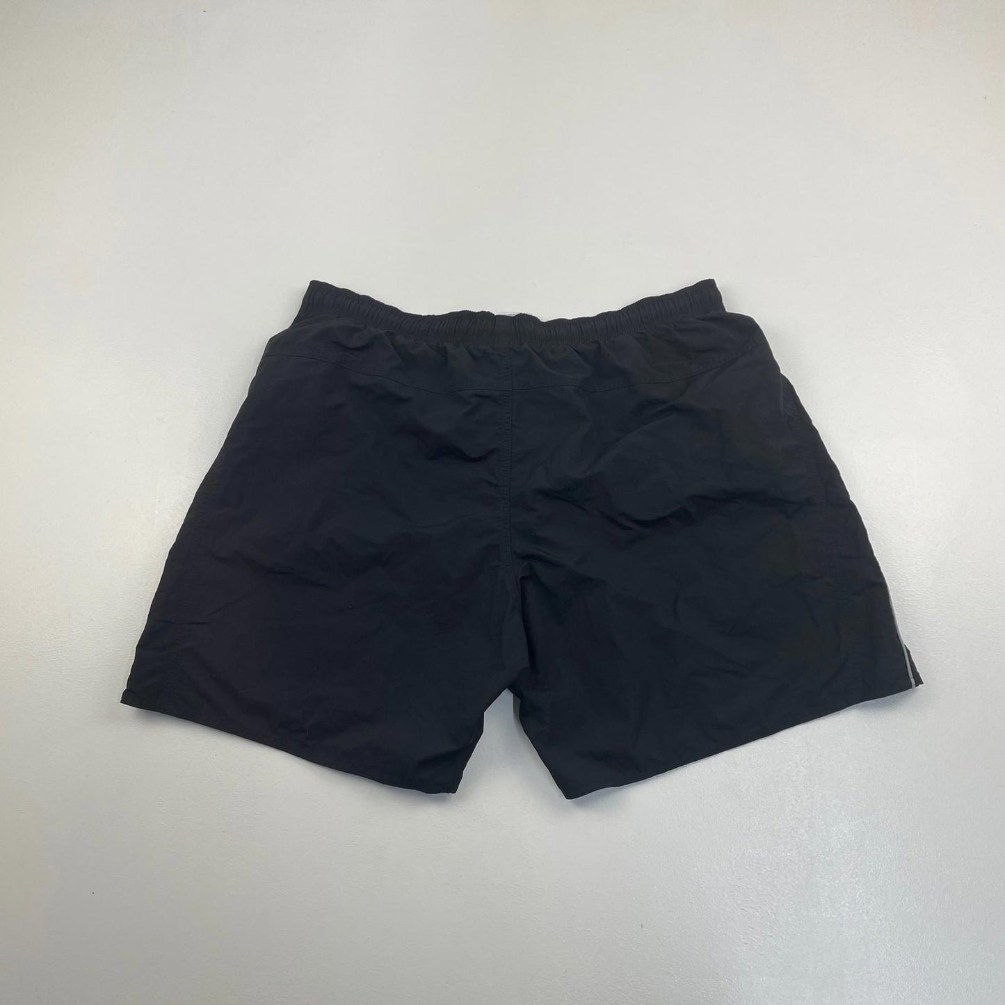 ADIDAS Activewear Shorts Black Reflective Stripes Gym Fitness Men's XL