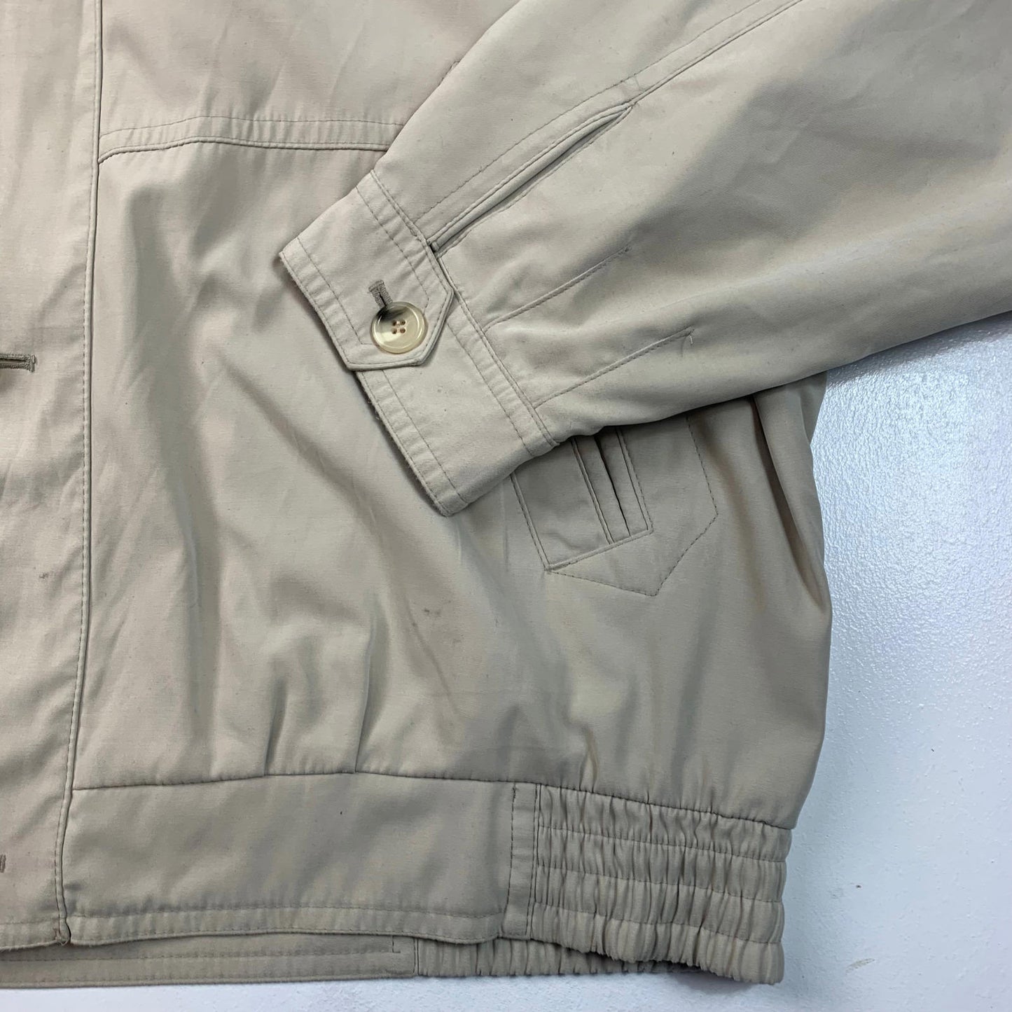 Mens BUGATTI Harrington Jacket / Beige / XXL / 2XL