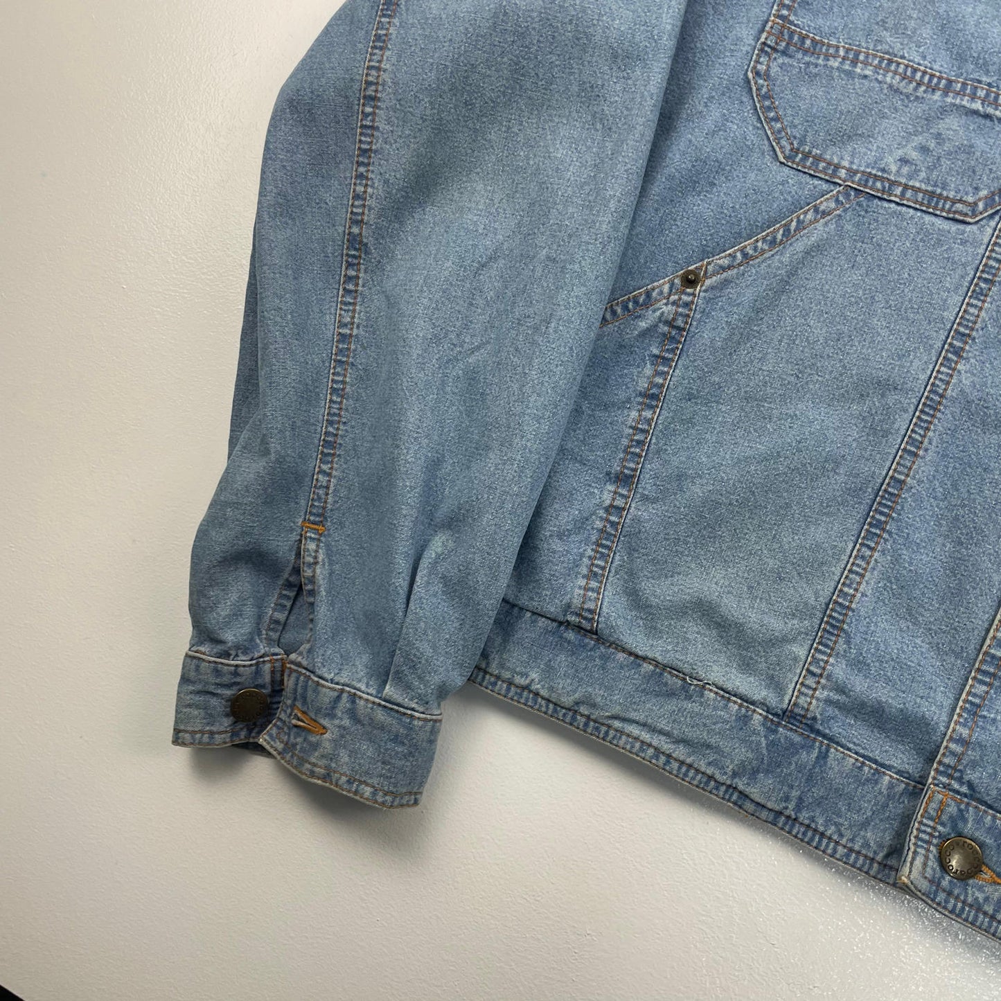 Vintage ROCCOBAROCCO Blue Denim Jacket , Size XL