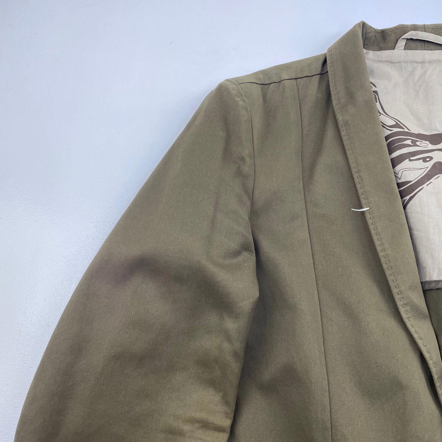 Women’s DIESEL Green Distressed Blazer Style Jacket , Size L