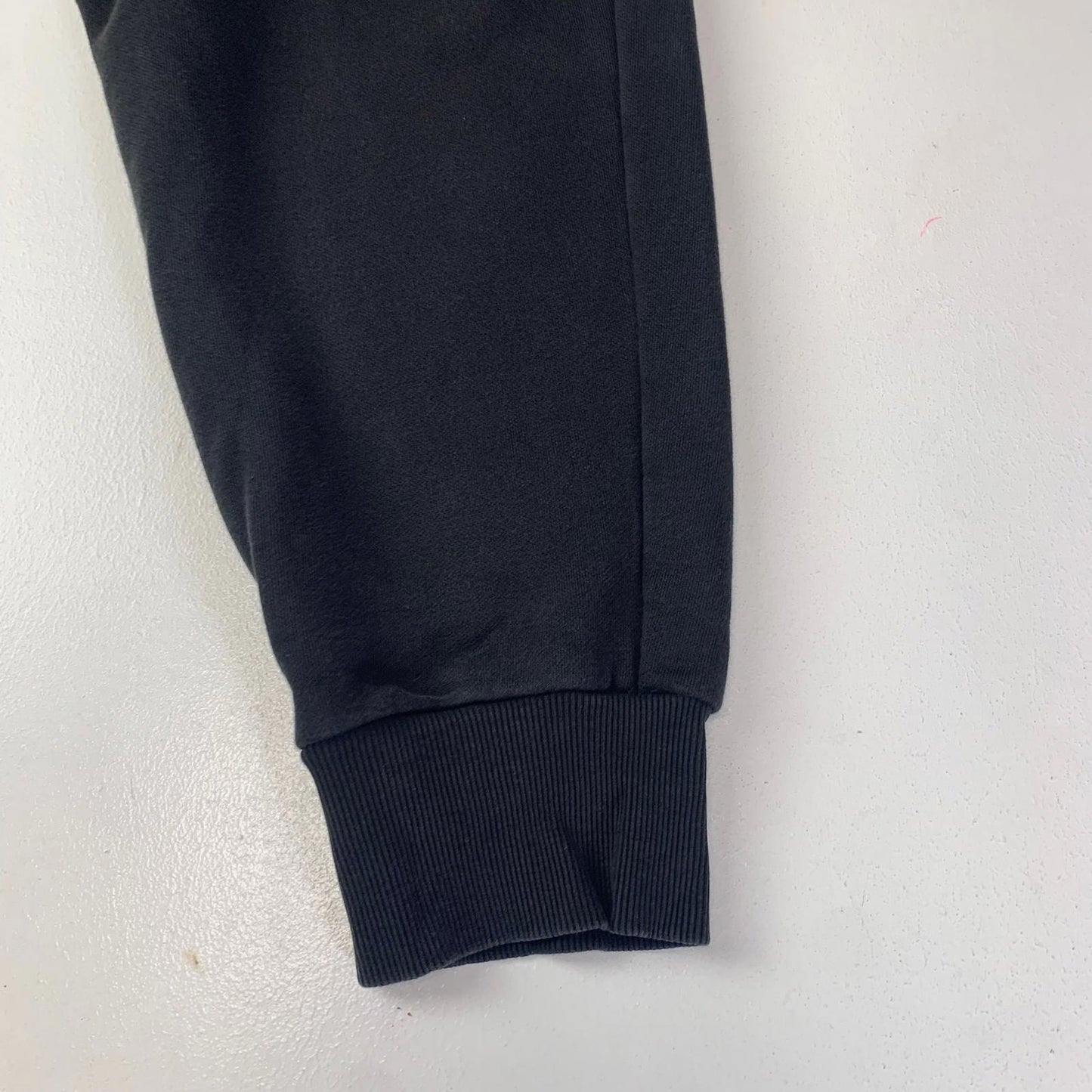 Puma Jogger Sweatpants Ribbed Cuff Casual Black Womens Large