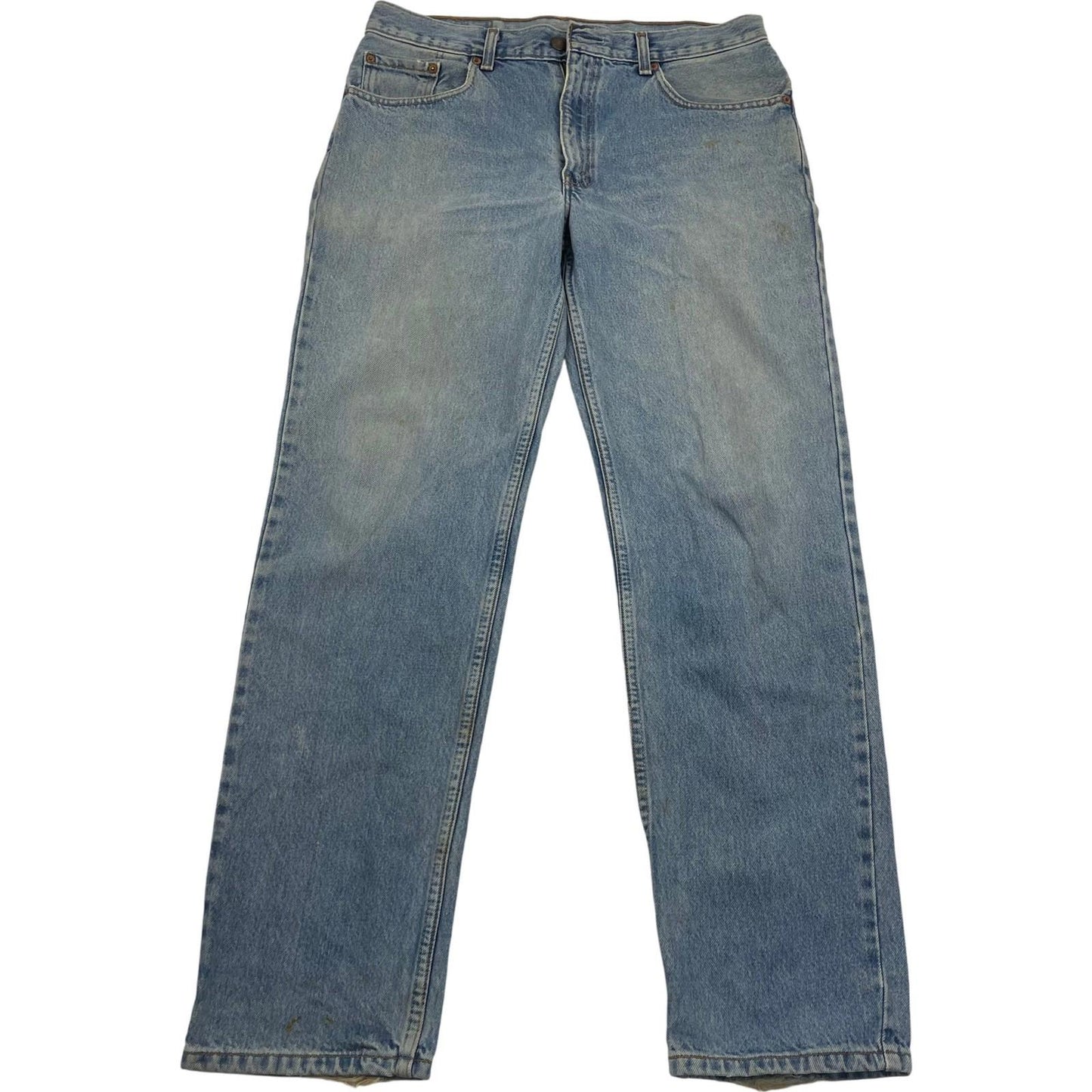 Levi's 501 Original Straight Leg Vintage Washed Denim Jeans Blue Mens W34 X L32