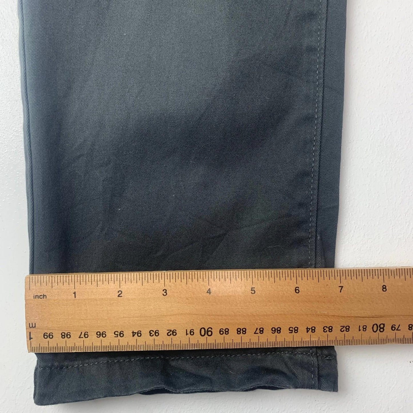 Levi Strauss & Co Chino Trousers Regular Fit Dark Grey Mens Label Size 32"