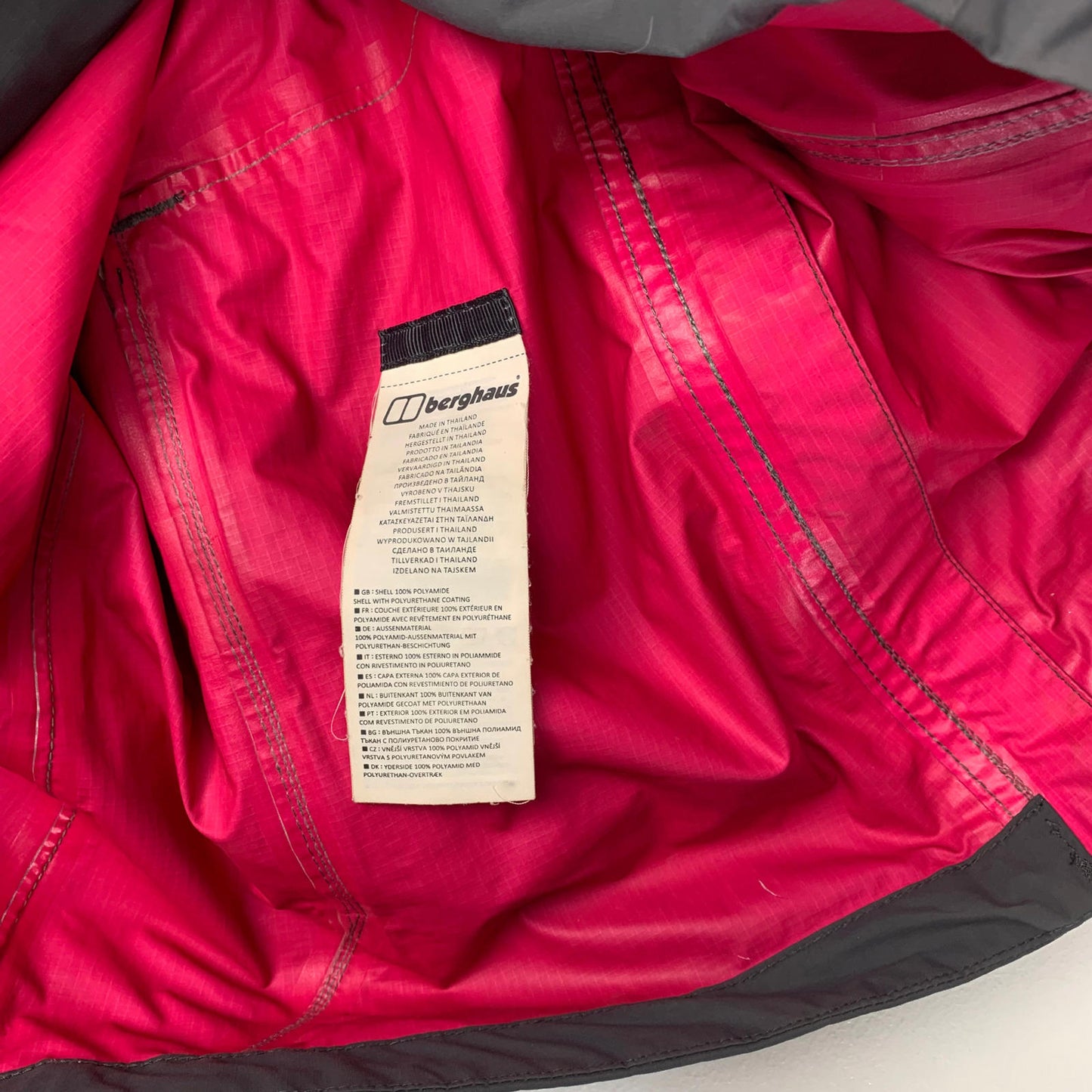 Women’s BERGHAUS HydroShell Windbreaker Jacket / Grey / UK10/ Small / Hiking