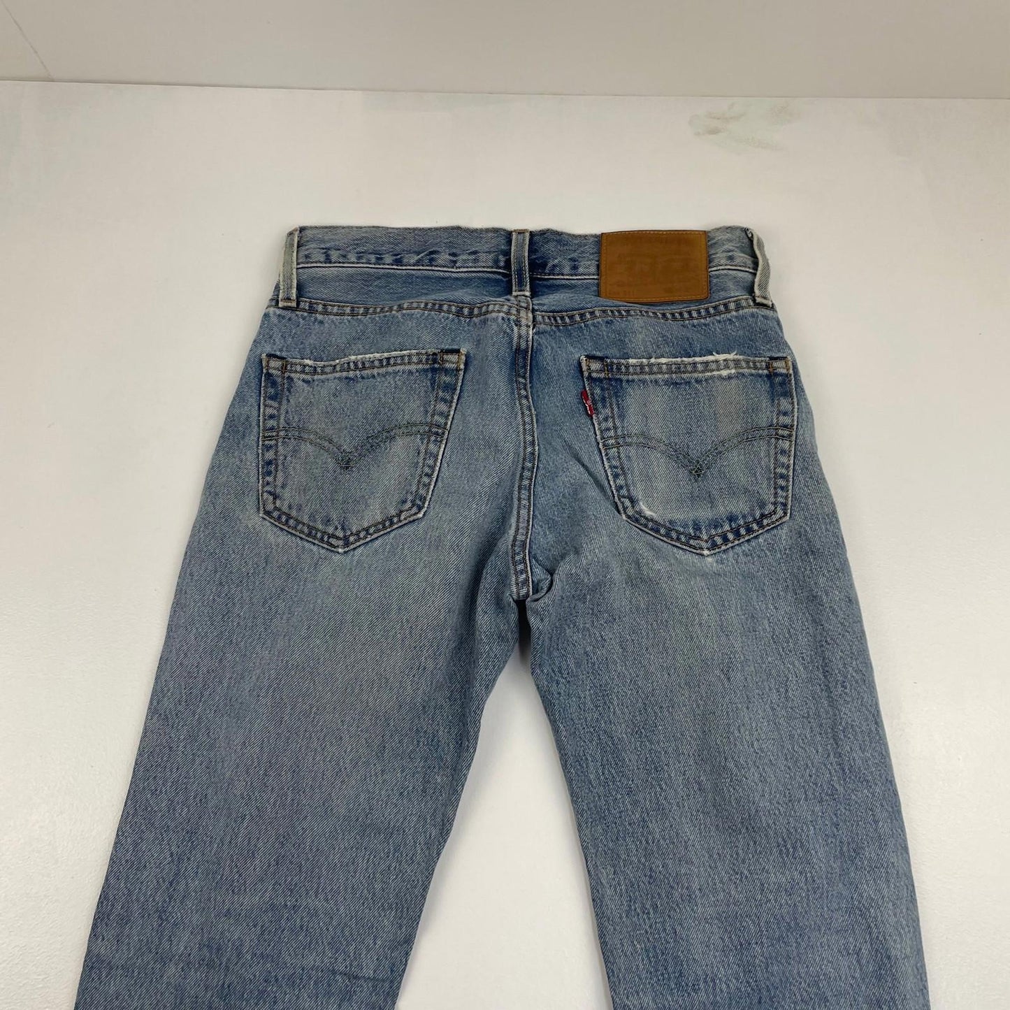 Levi's 511 Jeans Straight Leg Vintage 90s Distressed Blue Mens W28 L32