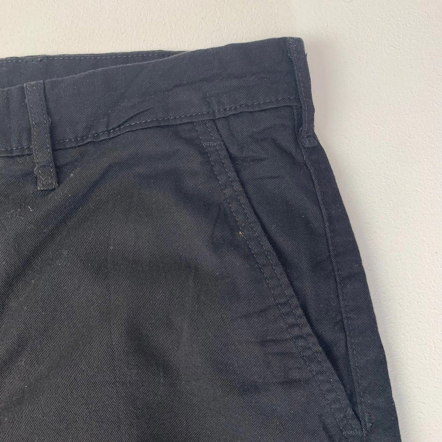 Levi's Chino Trousers Straight Black Button Fly Mens W32 L32