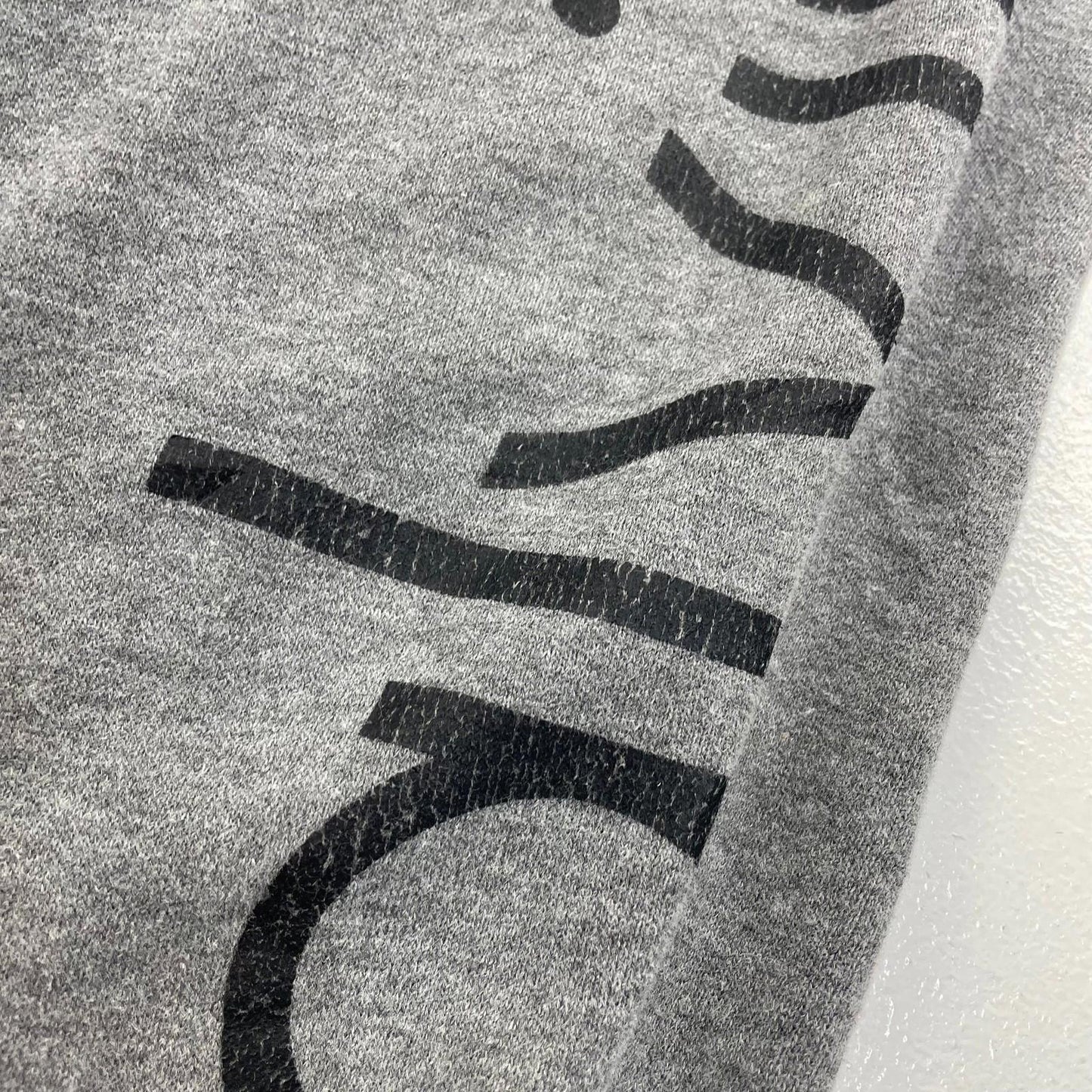 Calvin Klein Sweatpants Jogger Style Elastic Waist Logo Grey Womens Large