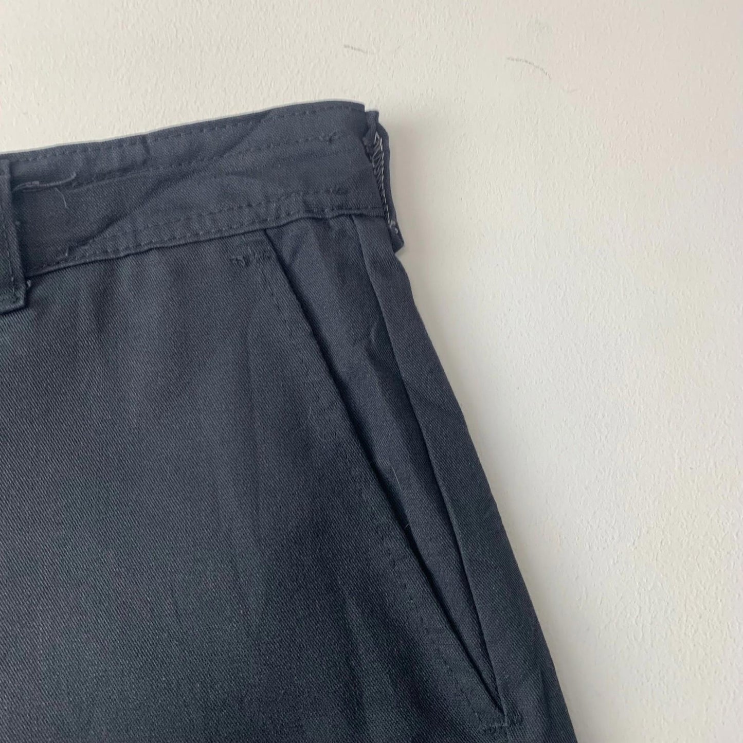 Red Kap Work Shorts Classic Fit Black Chino Mens Size 36