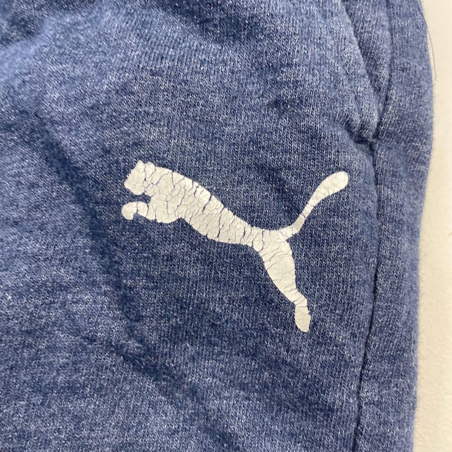 Boys PUMA Blue Joggers , Jogging Bottoms ,Size Youth XL