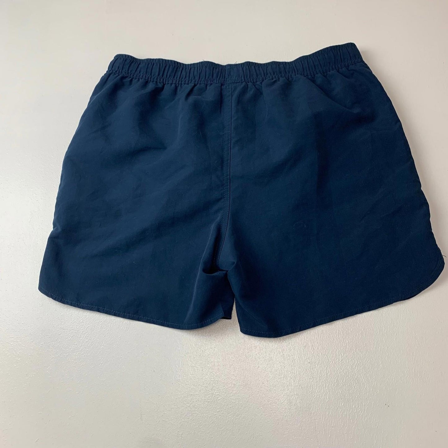 ELLESSE Swim Shorts Drawstring Waist Blue Logo Men's Medium UK M