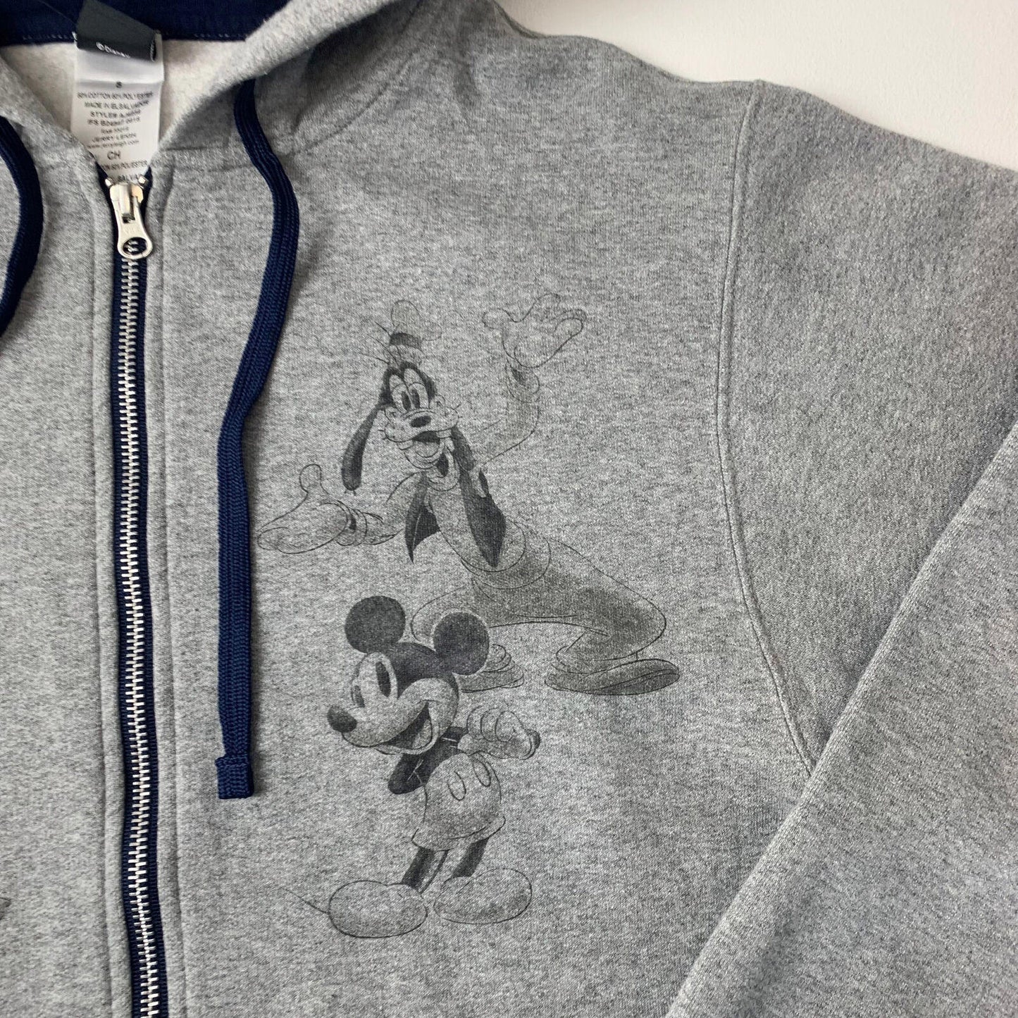 Women’s Disney Hoodie / Grey / Small / Full Zip