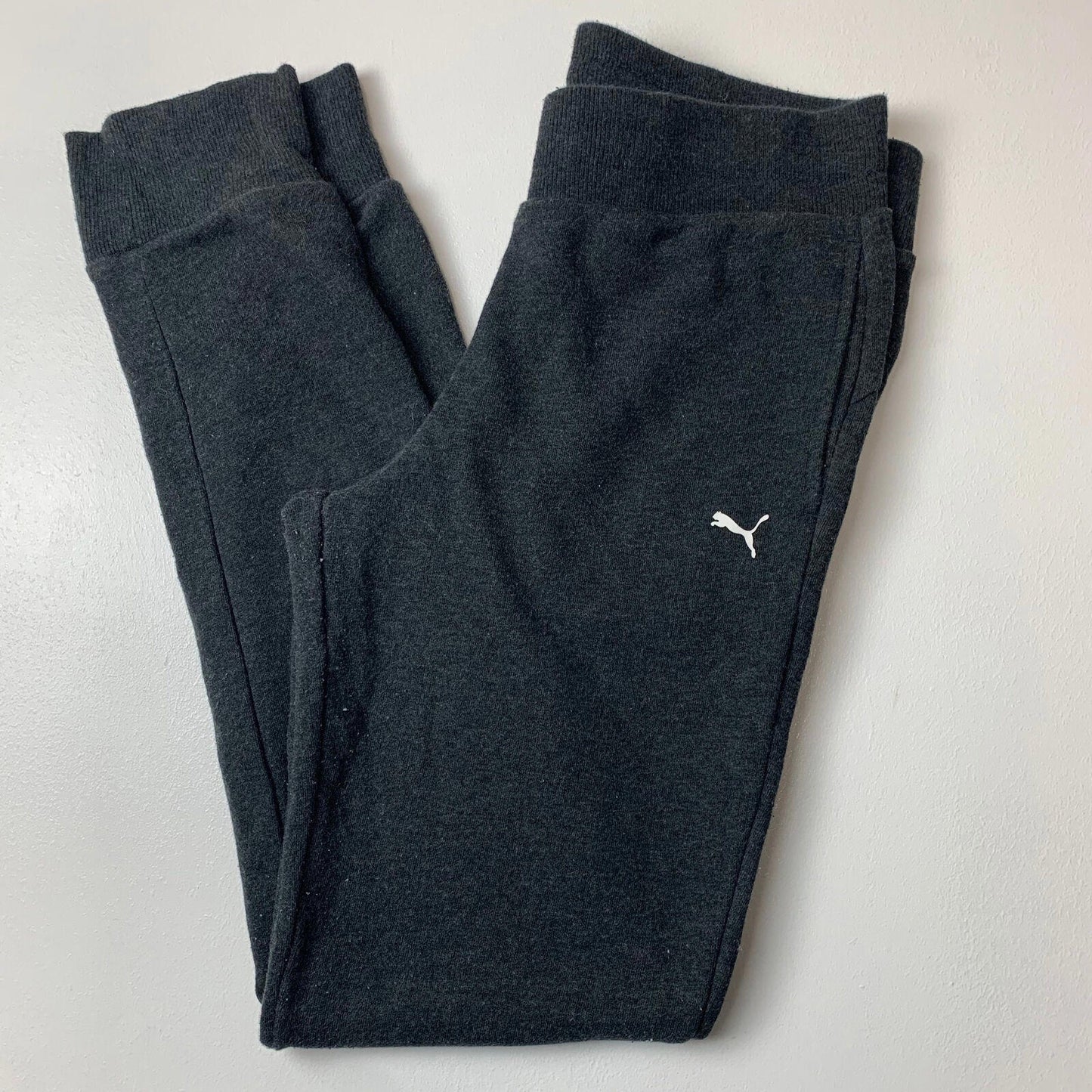 Women’s PUMA Dark Grey Jogging Bottoms / Small / UK10 / Joggers