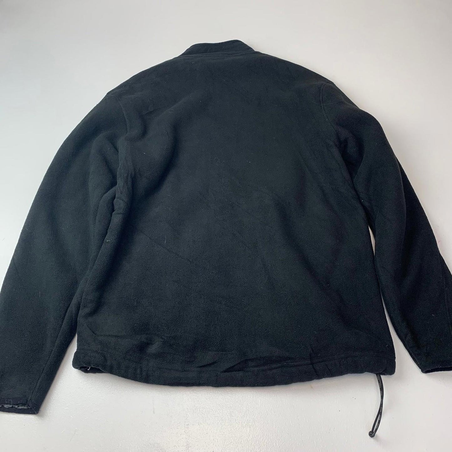 Reebok Fleece Jacket Sherpa Lined Black Zip Up Casual Style Men's M