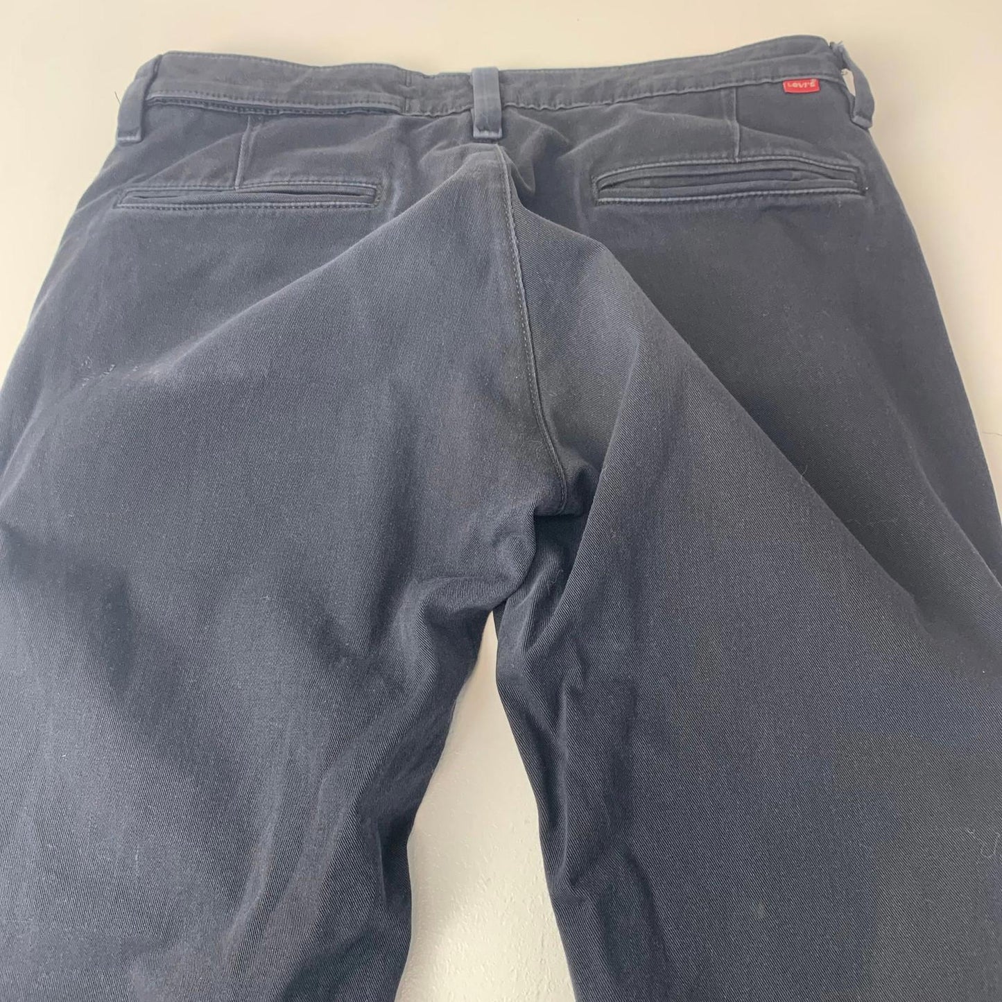 Levi's Commuter Trousers Straight Leg Stretch Black Mens W32 L31