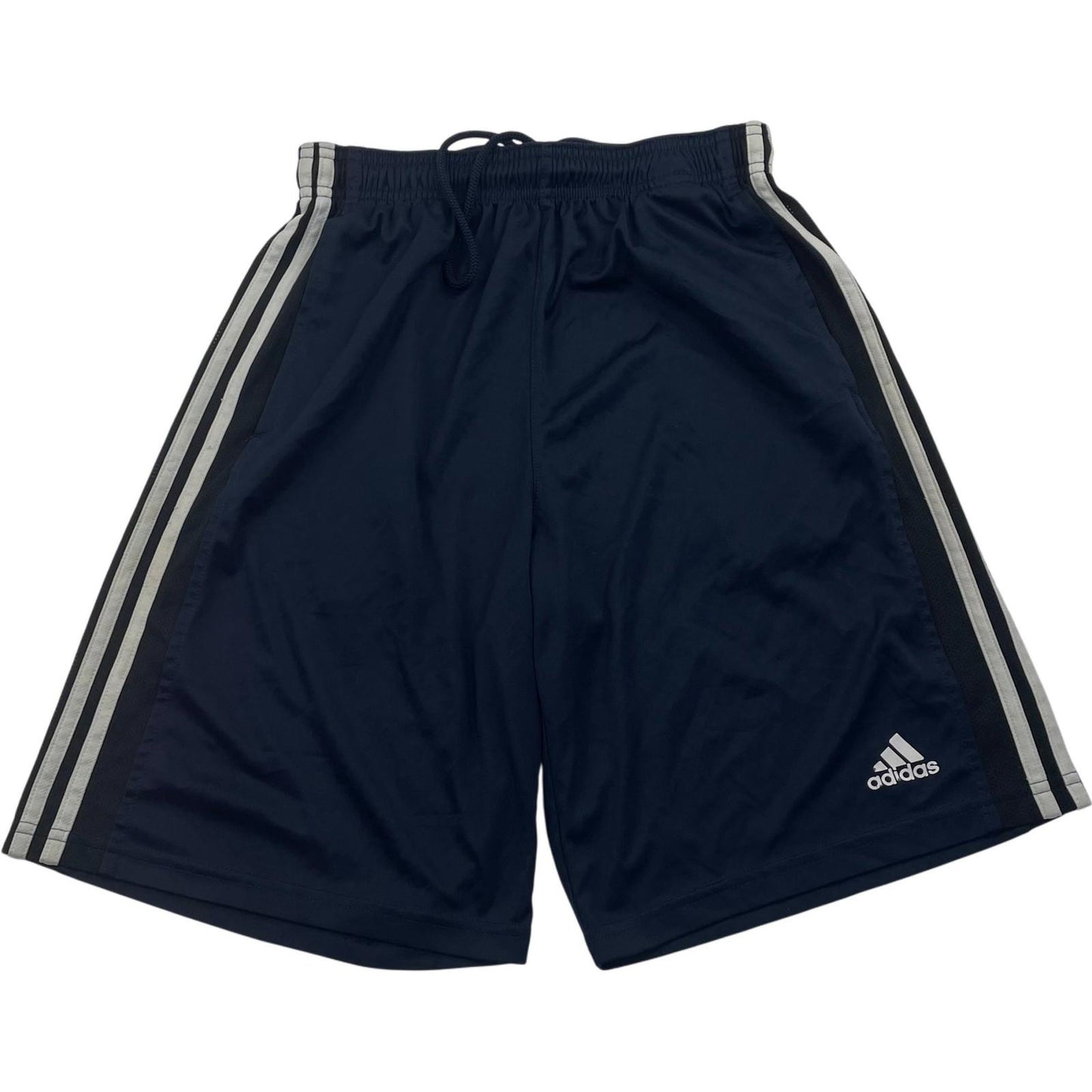 Adidas Climalite Activewear Shorts Athletic Navy Striped Mens Small