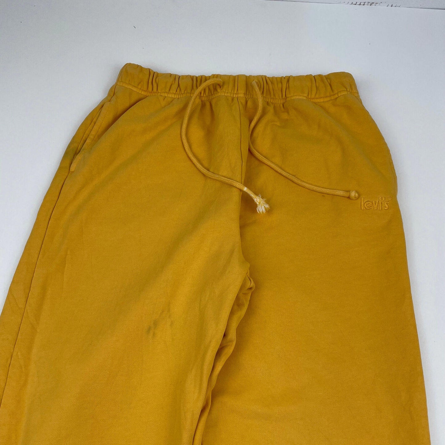 Men’s Yellow Levi’s Joggers , Sweatpants , Size Small , Mustard