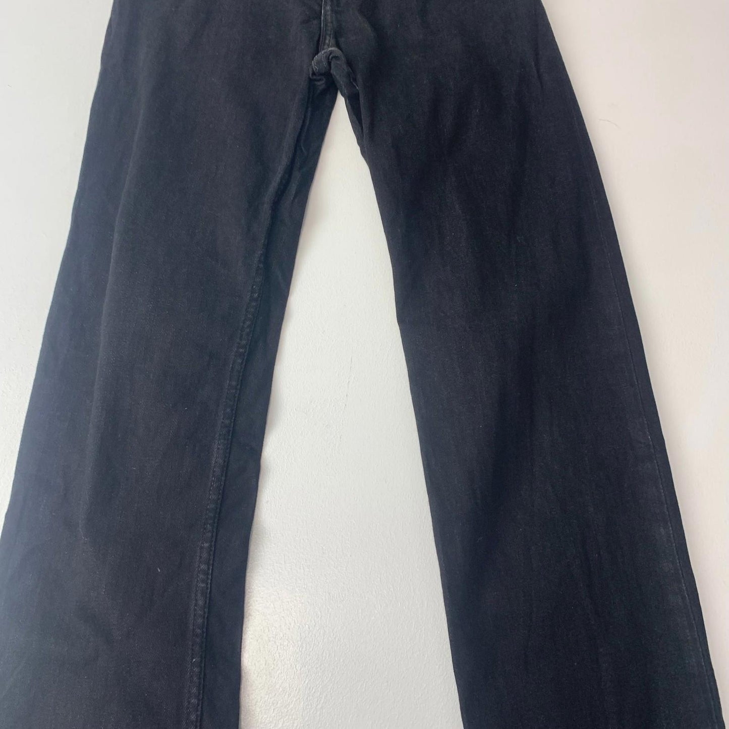 Carhartt Sonic Pant Wide-Leg Denim Black Womens 26 x 32