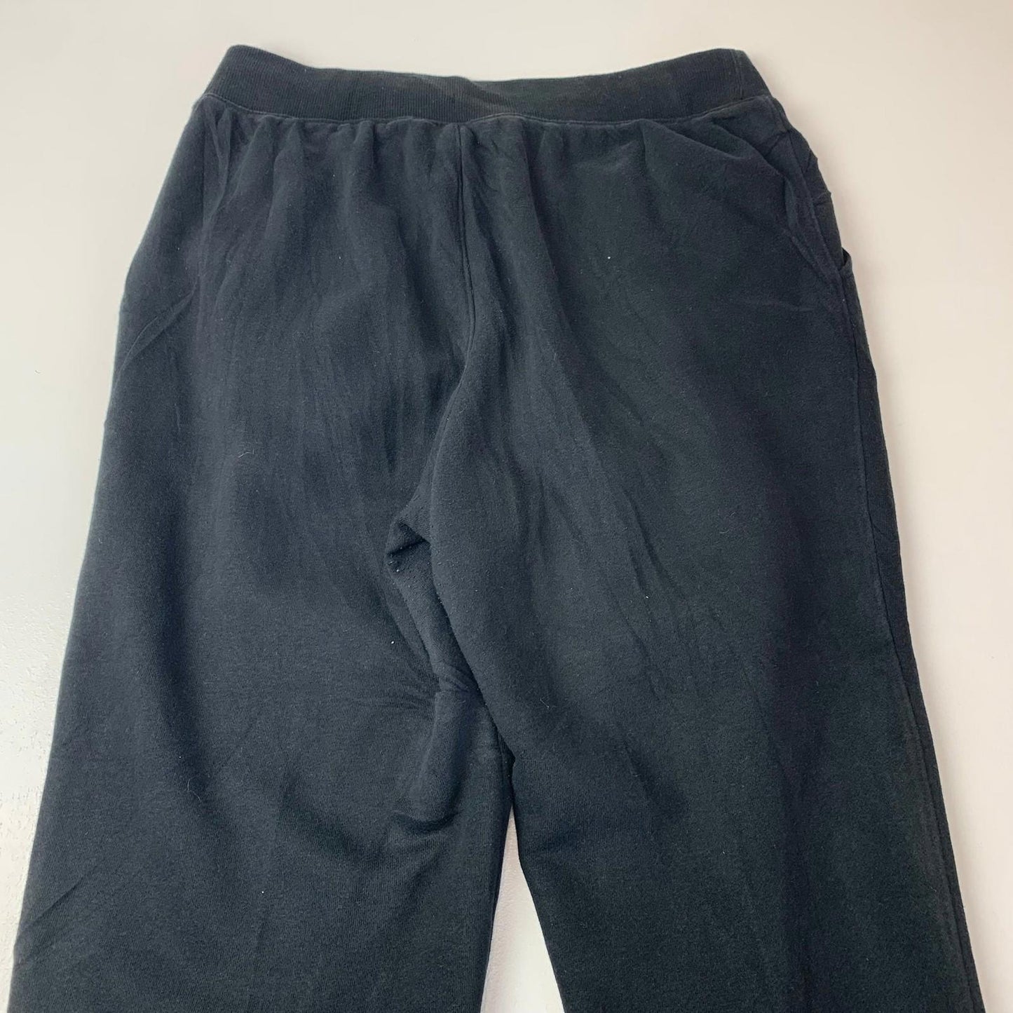 FILA Jogger Sweatpants Black Elastic Waist Womens UK L