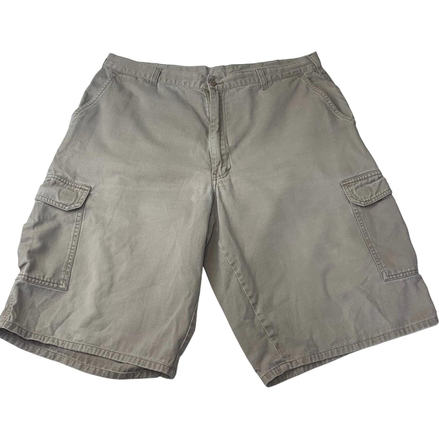 Dickies Cargo Shorts Utility Pockets Beige Casual Wear Mens W36