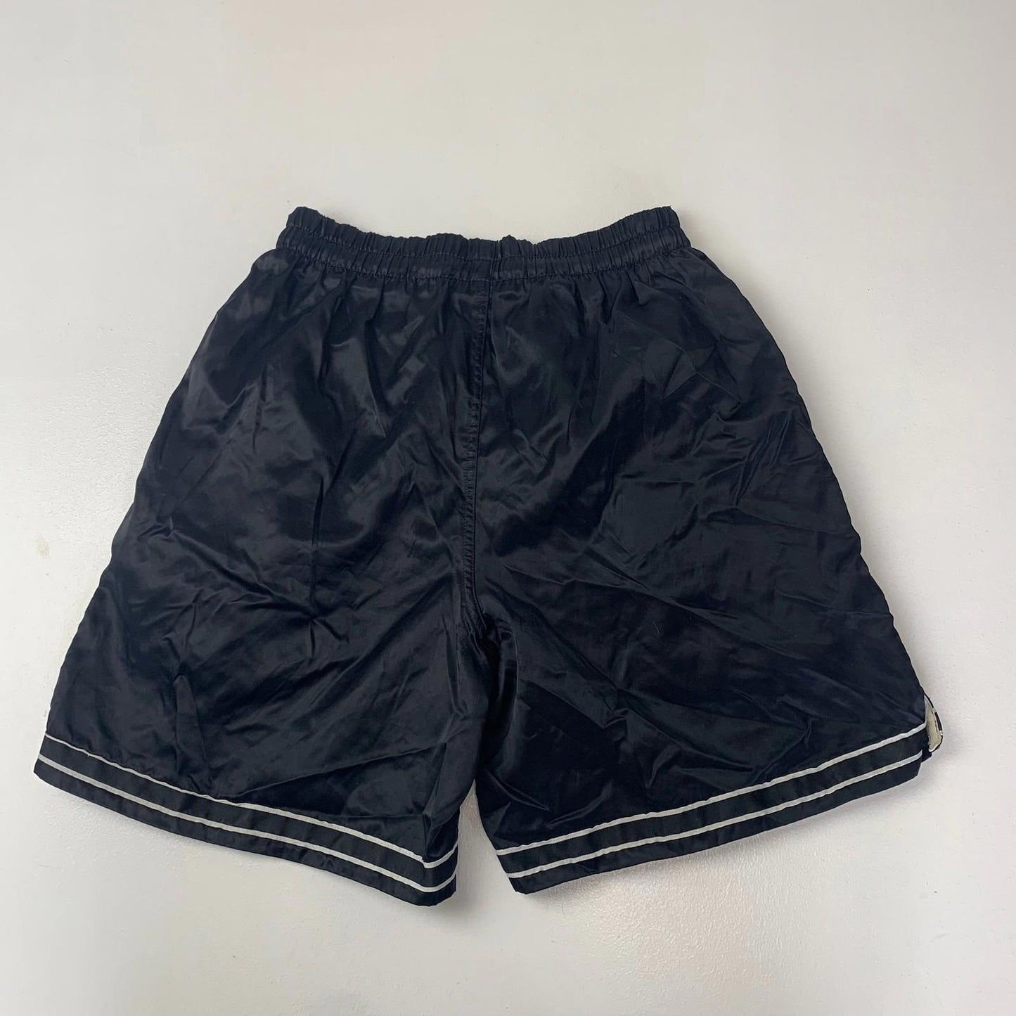 NIKE Athletic Shorts Reflective Trim Black Activewear Womens Small