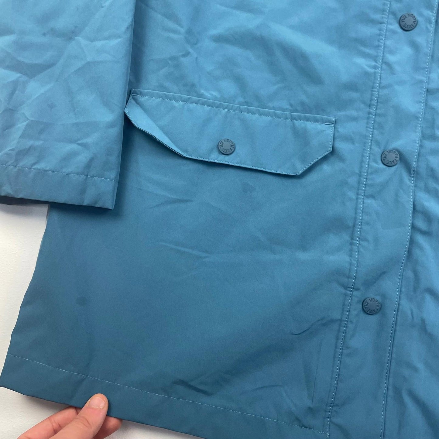 THE NORTH FACE Jacket Hooded Blue Women's Medium