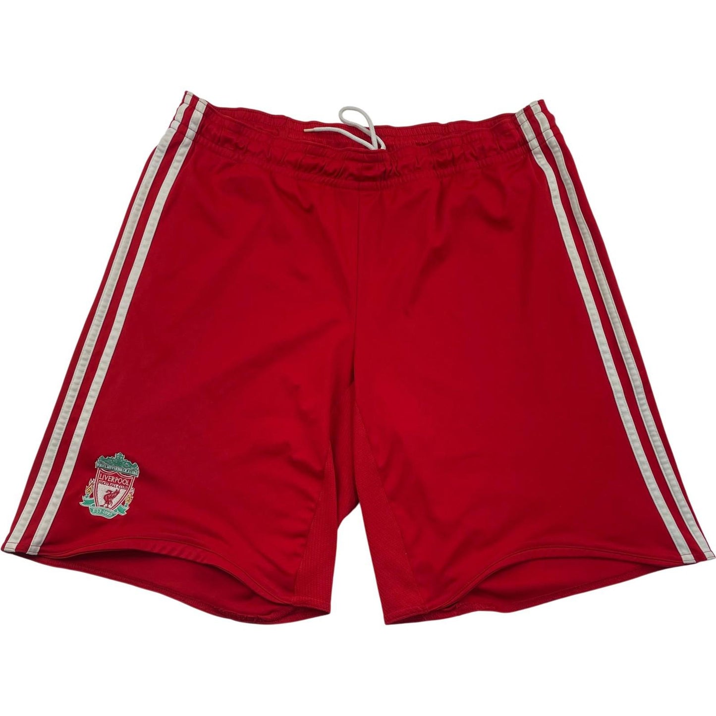 ADIDAS Liverpool Football Shorts Red Mens UK Size 38