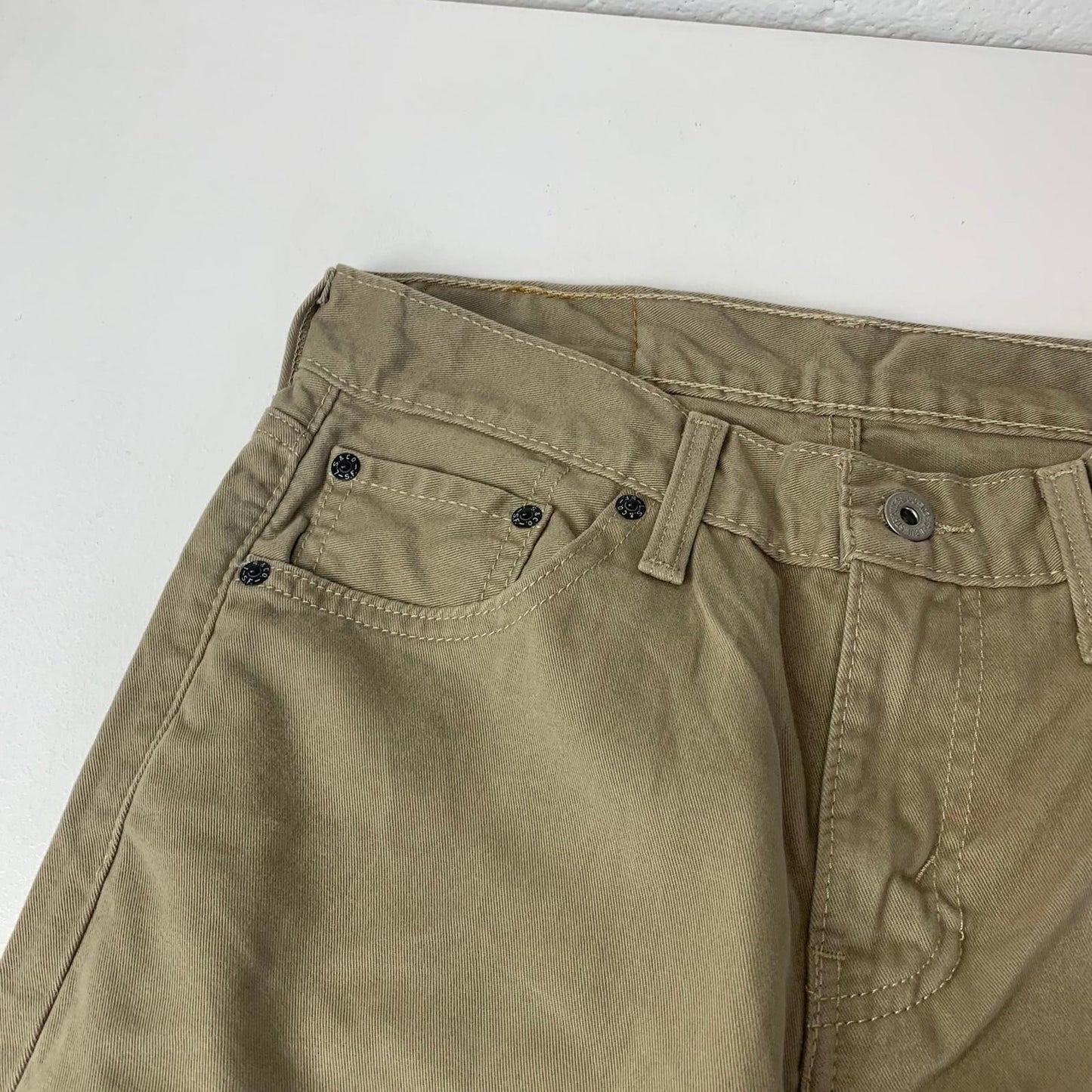 Levi's 511 Slim Fit Chino Trousers Beige Men's W30 L30