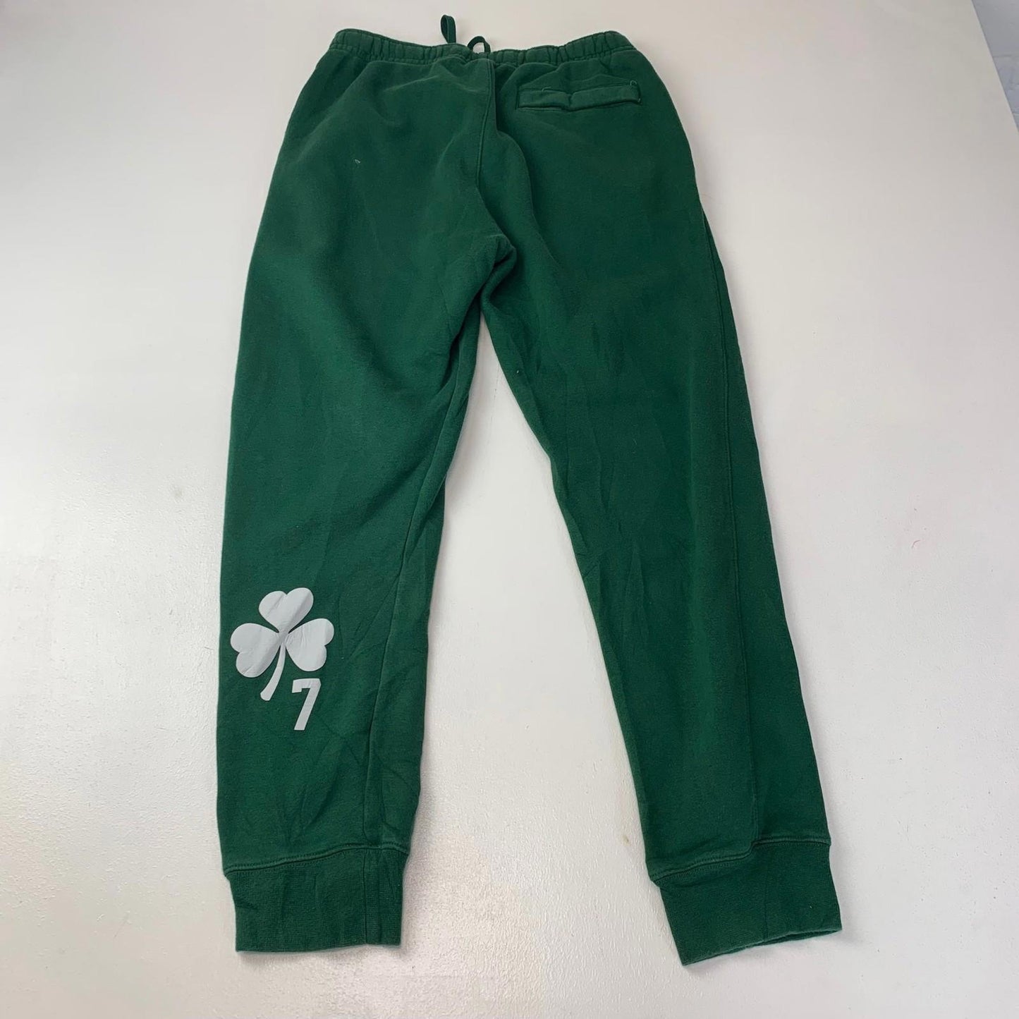 Nike Jogger Sweatpants Shamrock Logo Green Activewear Trousers Mens Medium